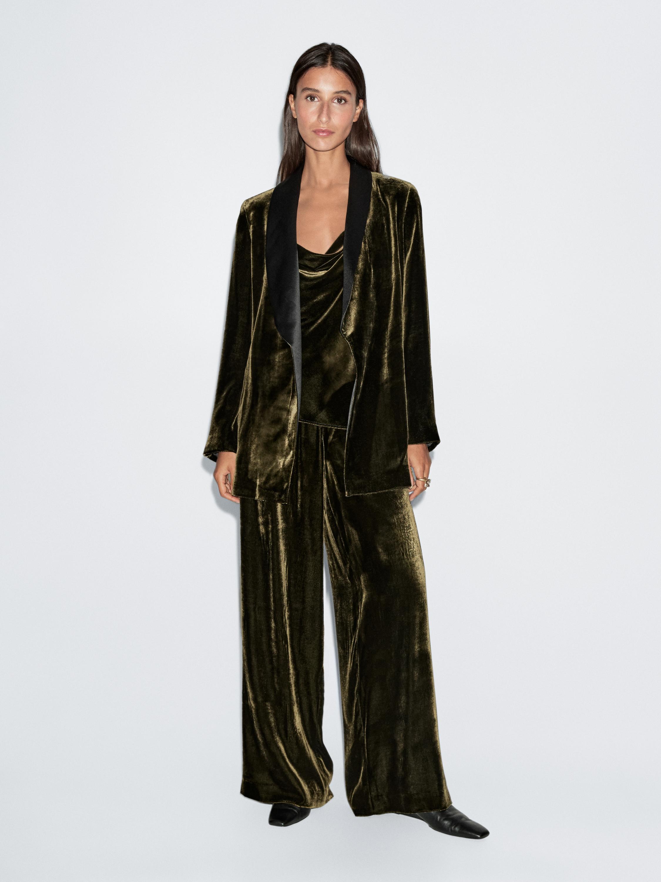 Velvet dinner jacket