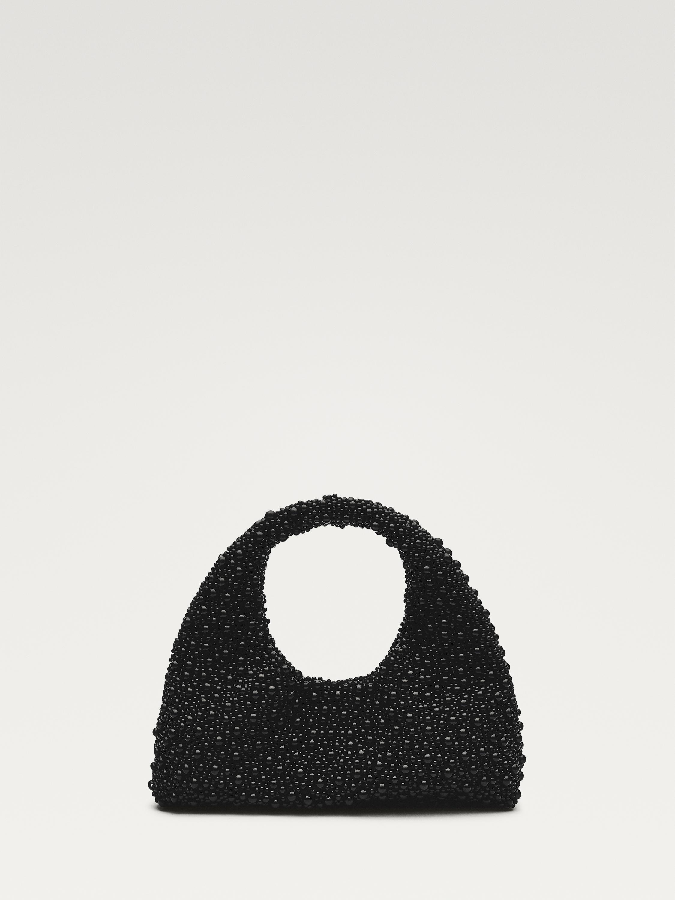 Mini bag with beading