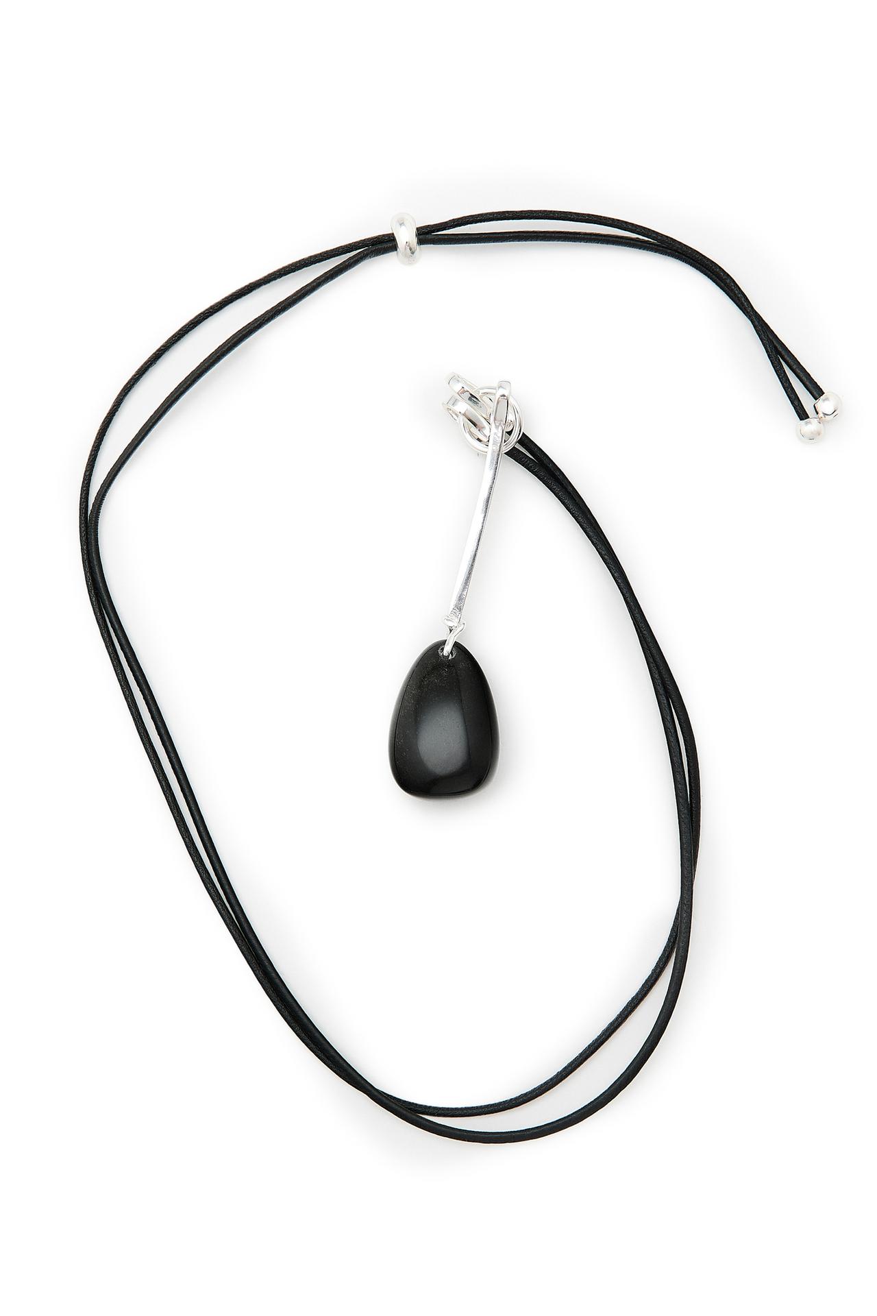 LONG SEED NECKLACE - LIMITED EDITION — BLACK