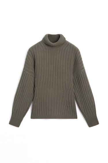 Cashmere wool ribbed knit sweater - LIMITED EDITION — GREY 5