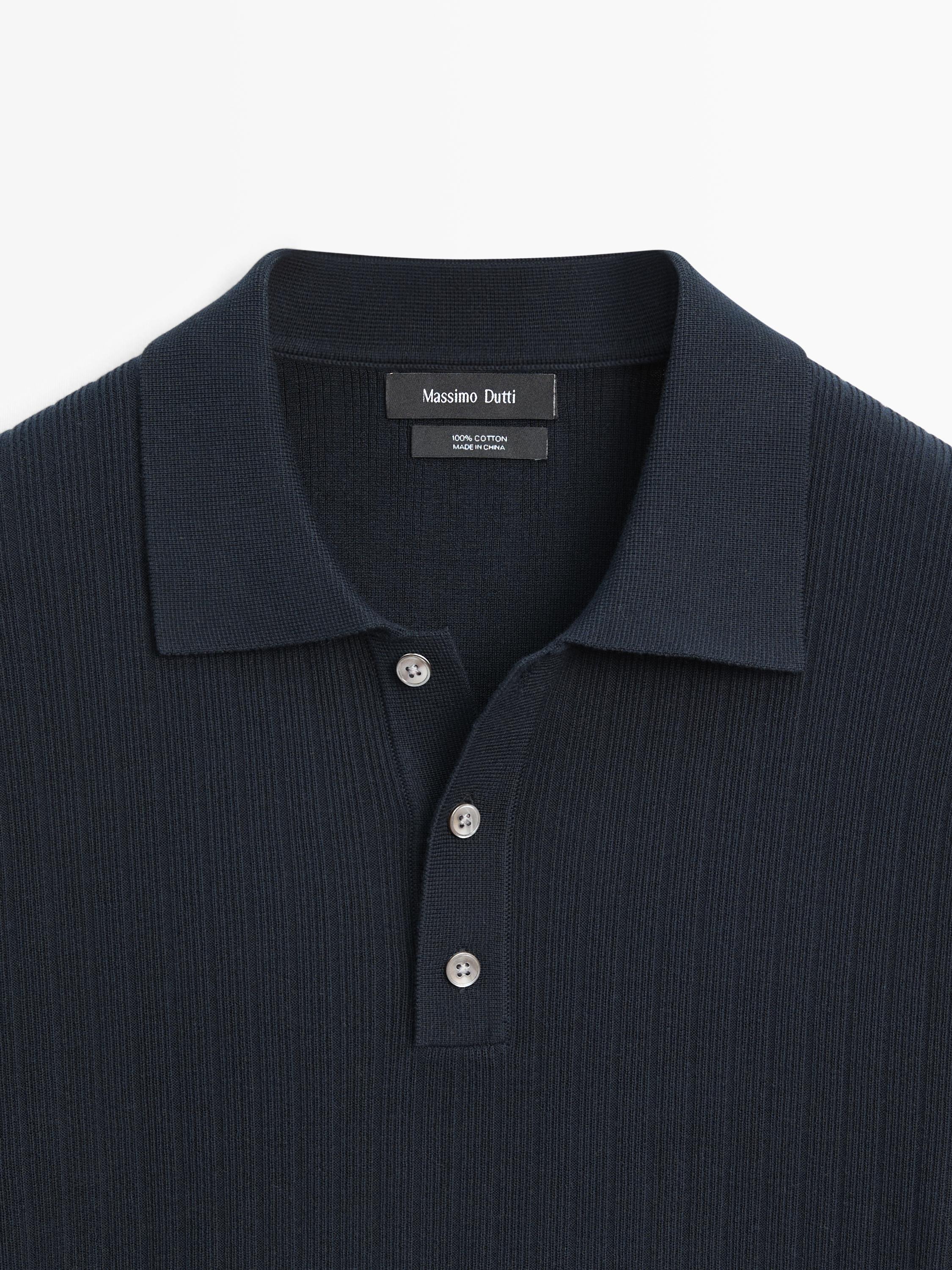 Pamuklu triko polo yaka kazak