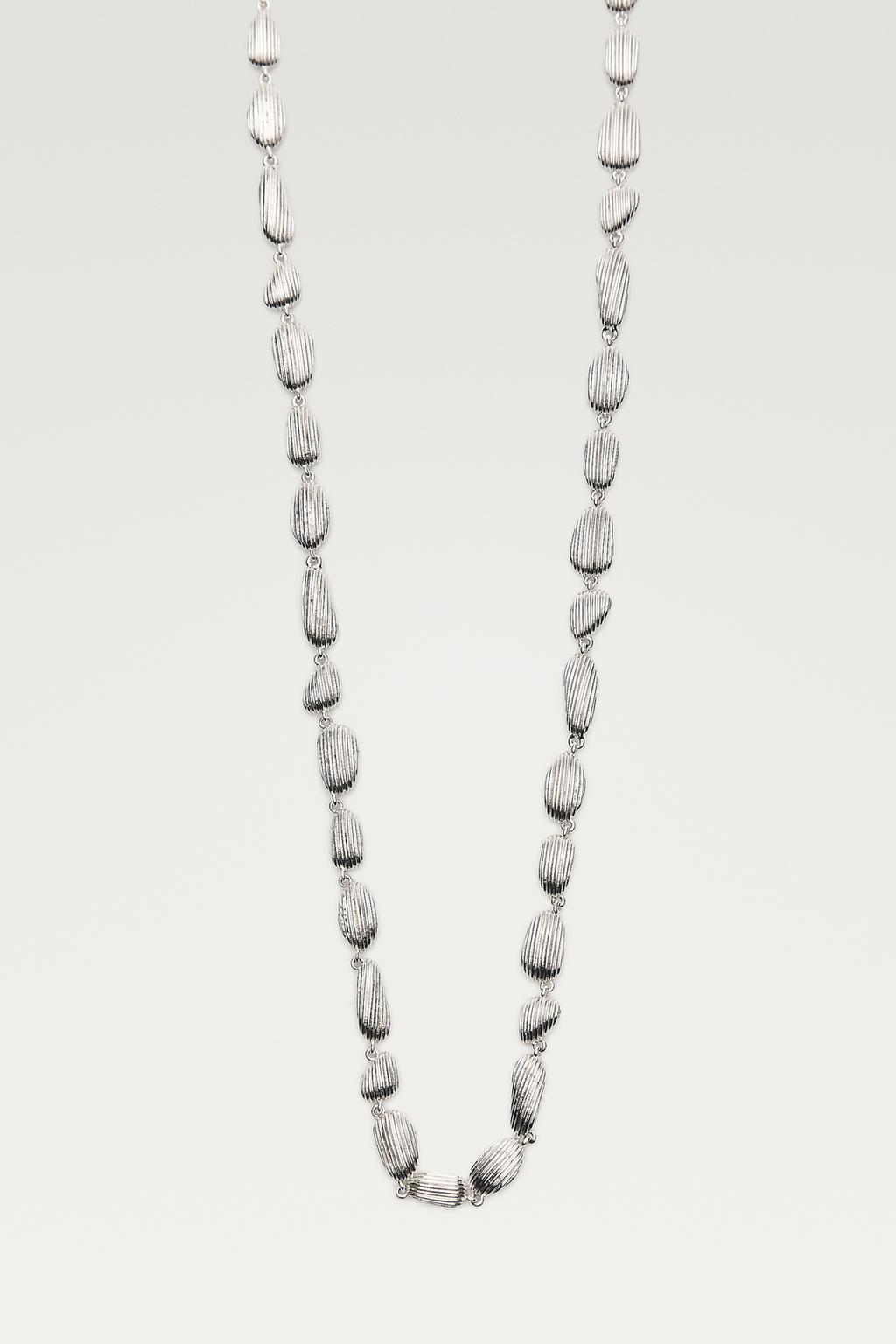 Massimo Dutti Pinstriped piece necklace