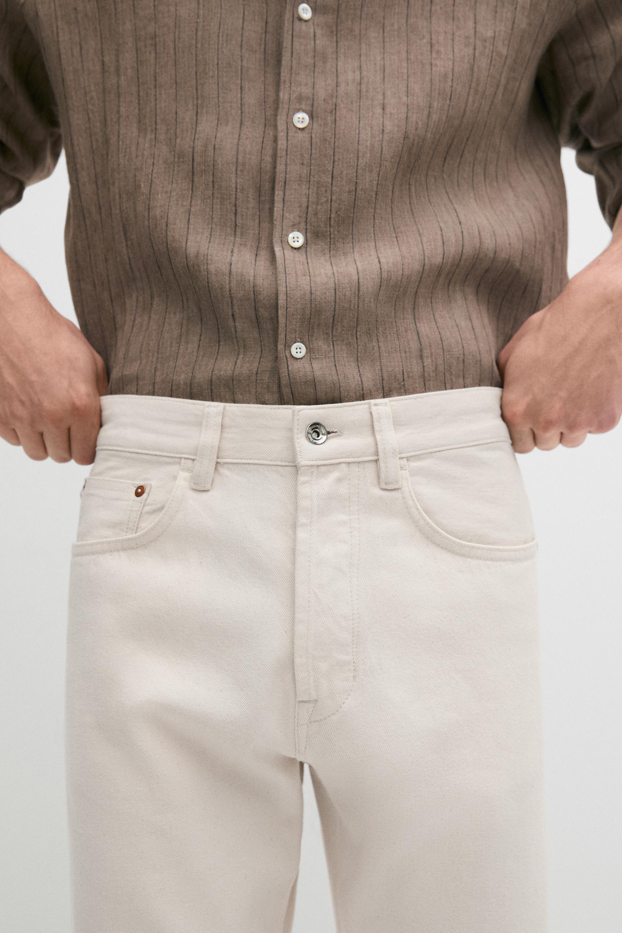 Selvedge fit jeans — CREAM