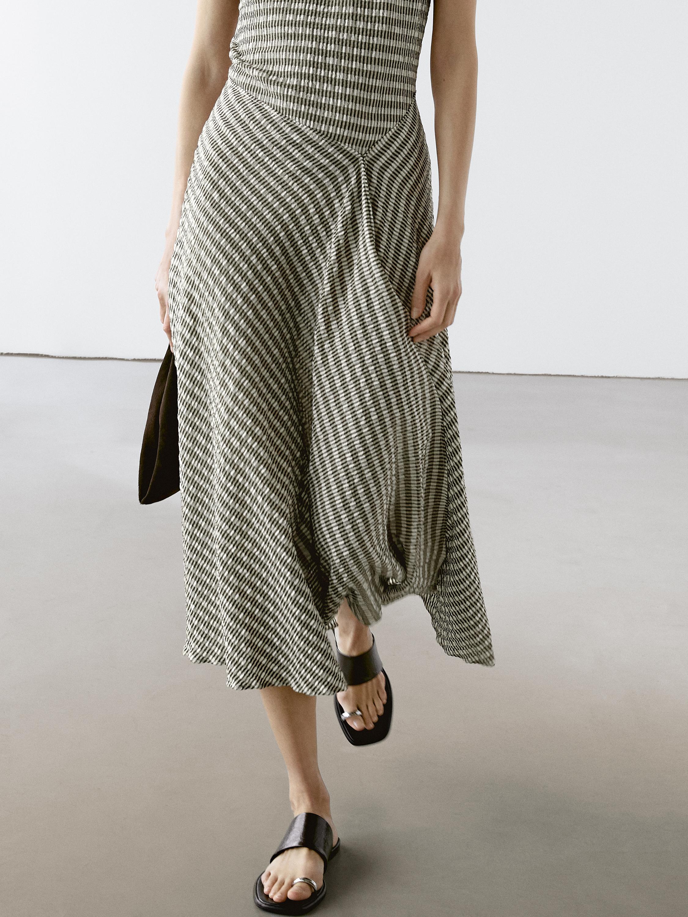 ◆Massimo Dutti◆ Cotton blend flounce midi dress 06668888716-o6.jpg?ts=
