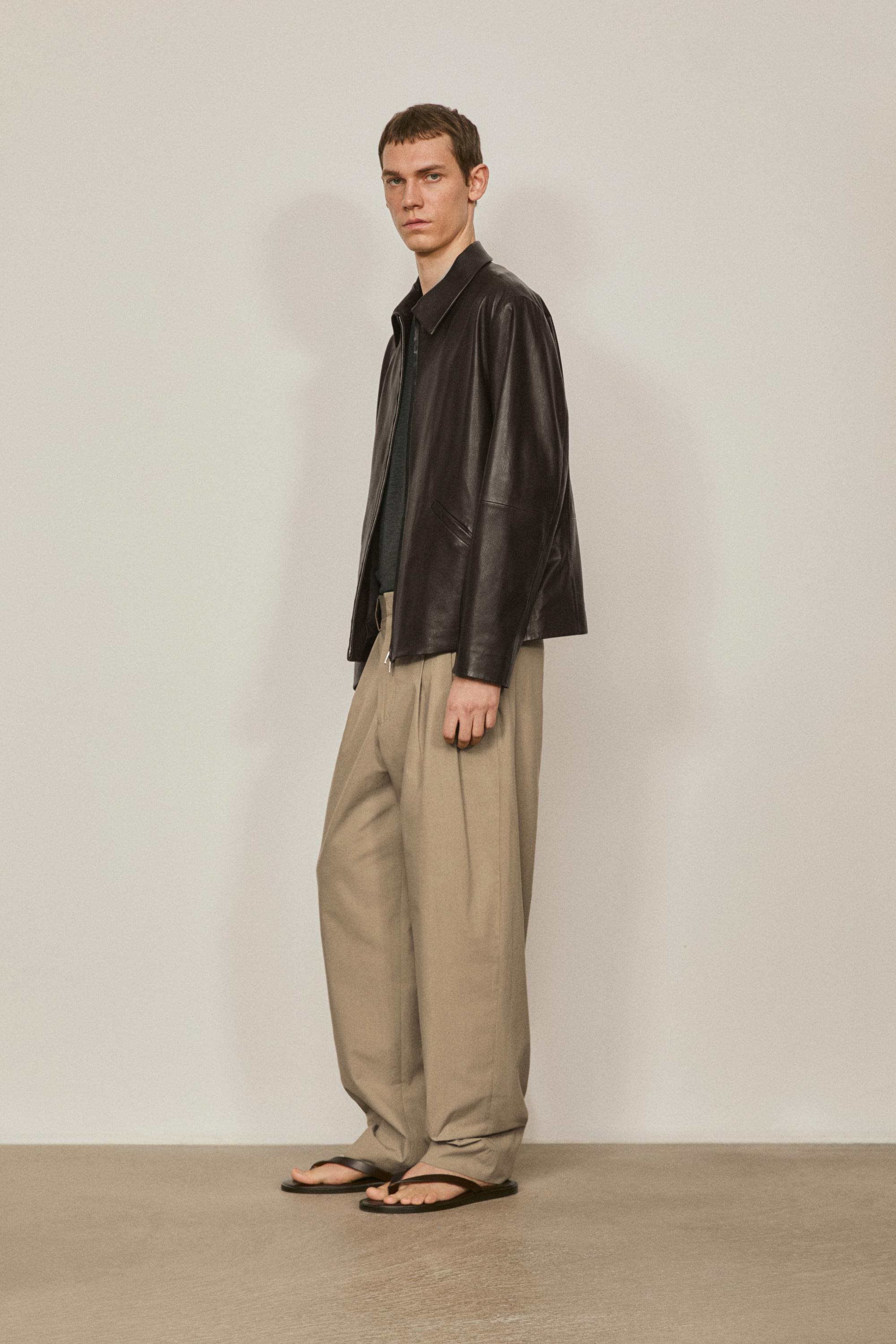 Soft nappa leather jacket - LIMITED EDITION — BROWN