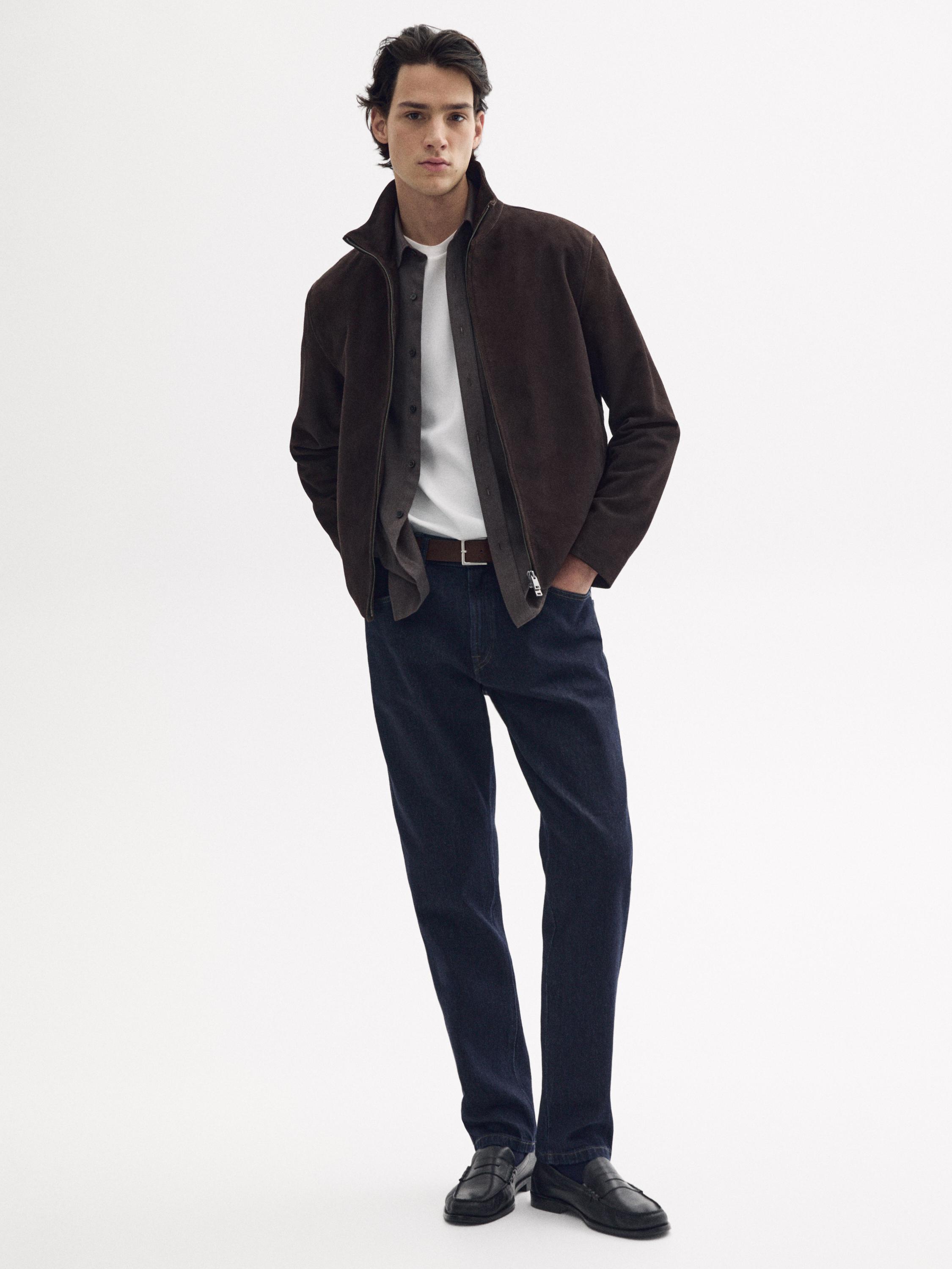 Tapered fit jeans — NAVY BLUE