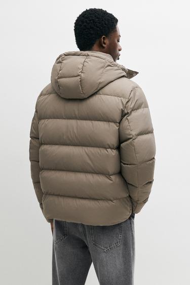 Hooded down jacket — MINK 5