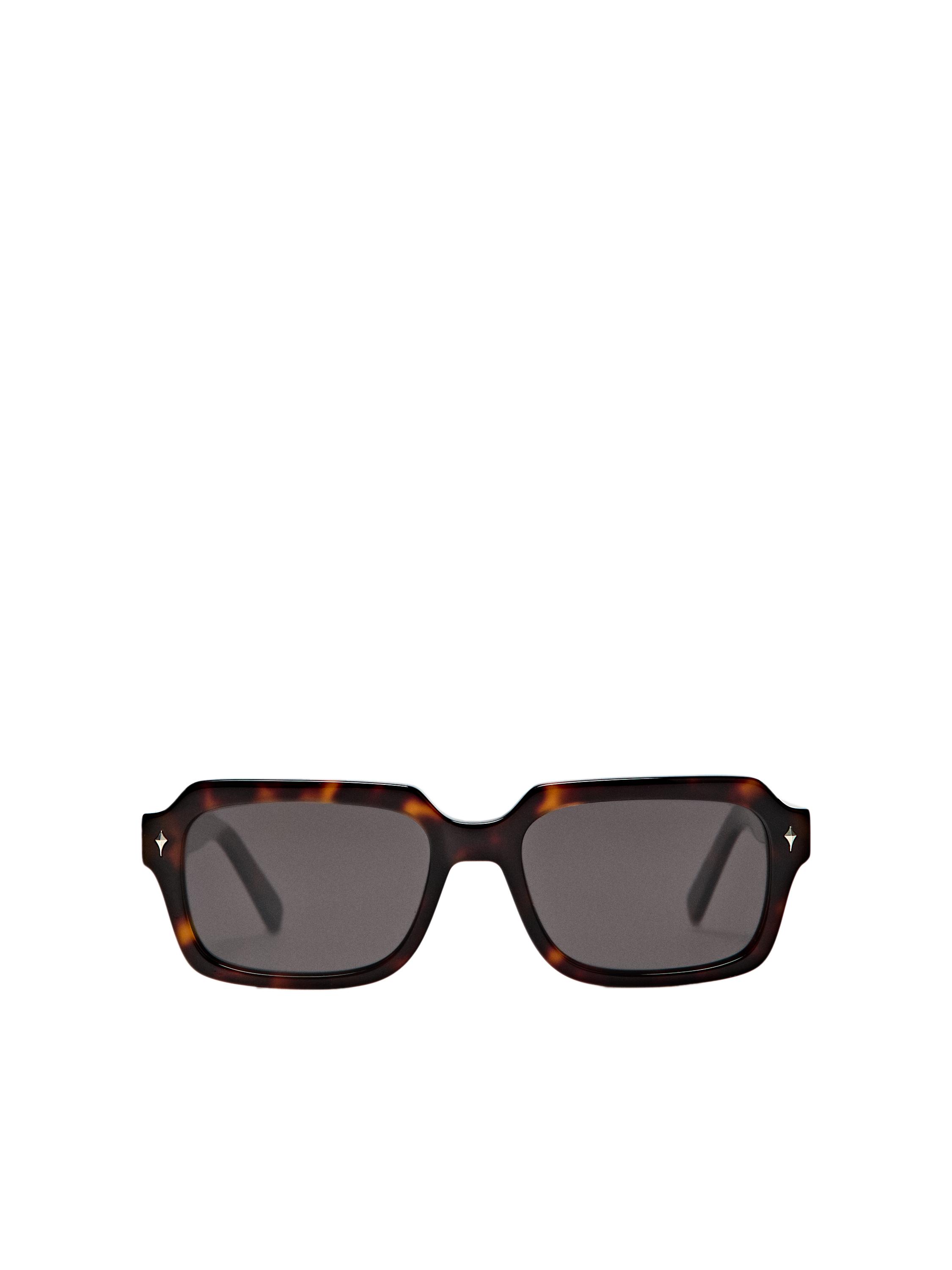 Rectangular sunglasses — BROWN