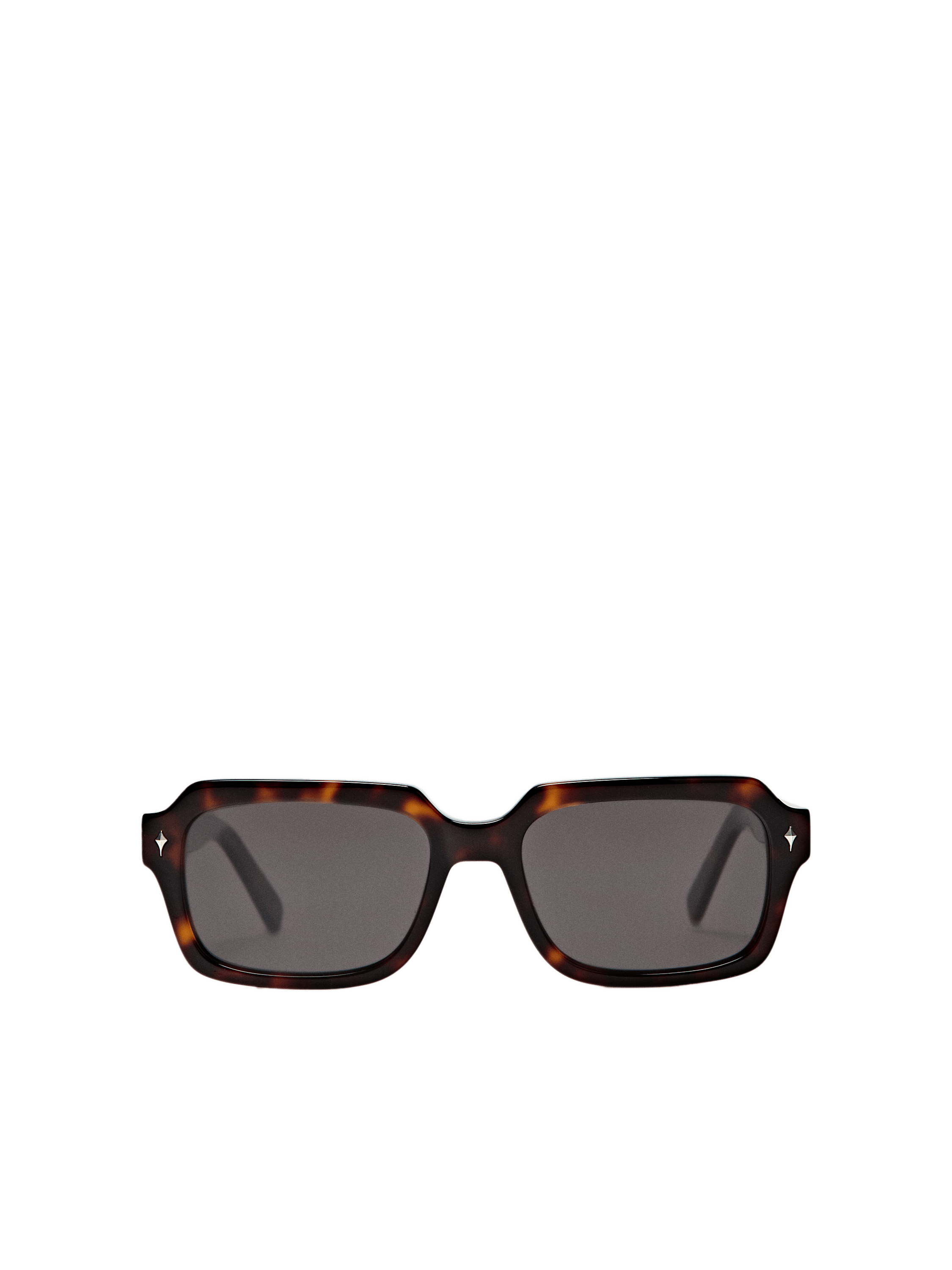Rectangular sunglasses — BROWN