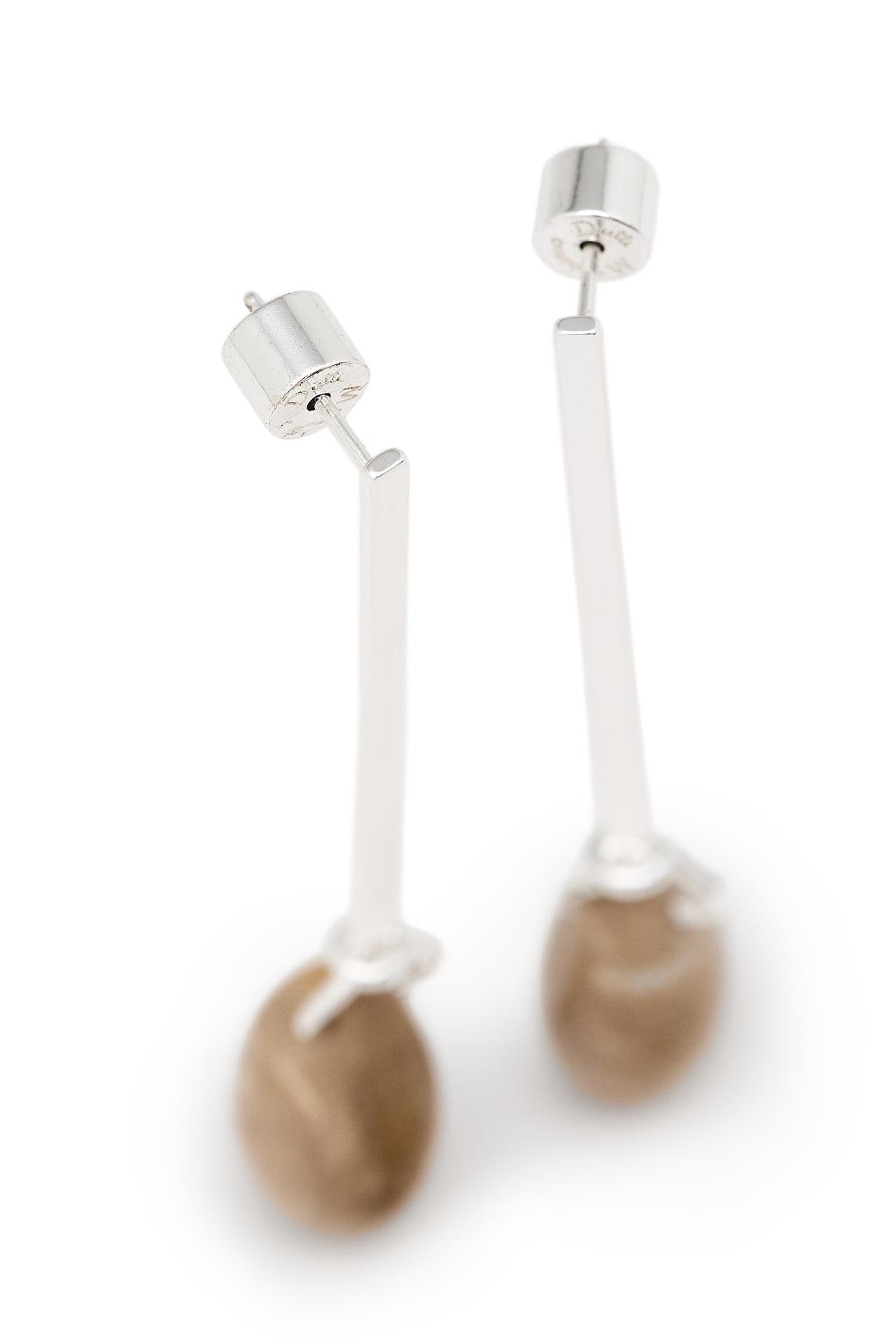 Seed dangle earrings - LIMITED EDITION — SILVER