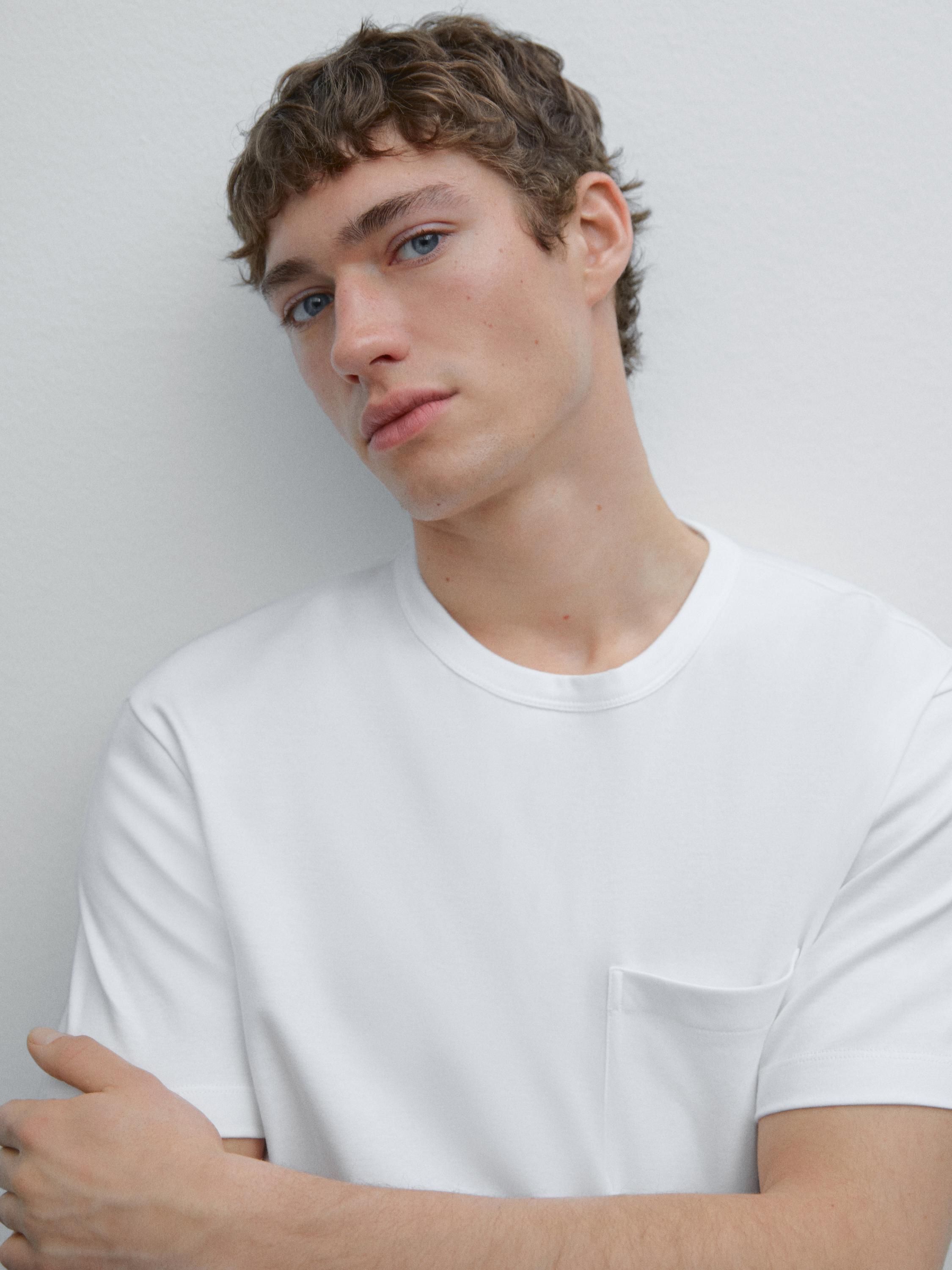 T-shirt 100&nbsp;% coton à manches courtes