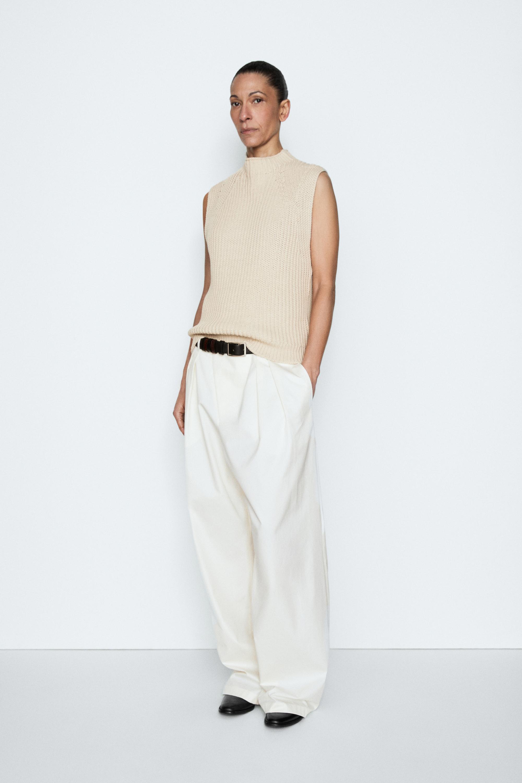 Chunky knit cotton top - STUDIO