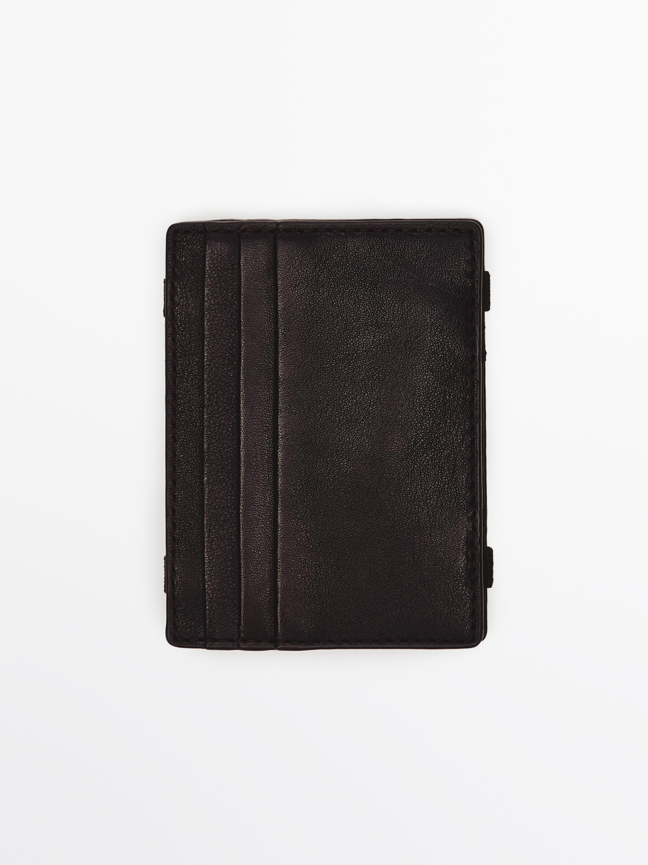 Nappa leather "magic" wallet