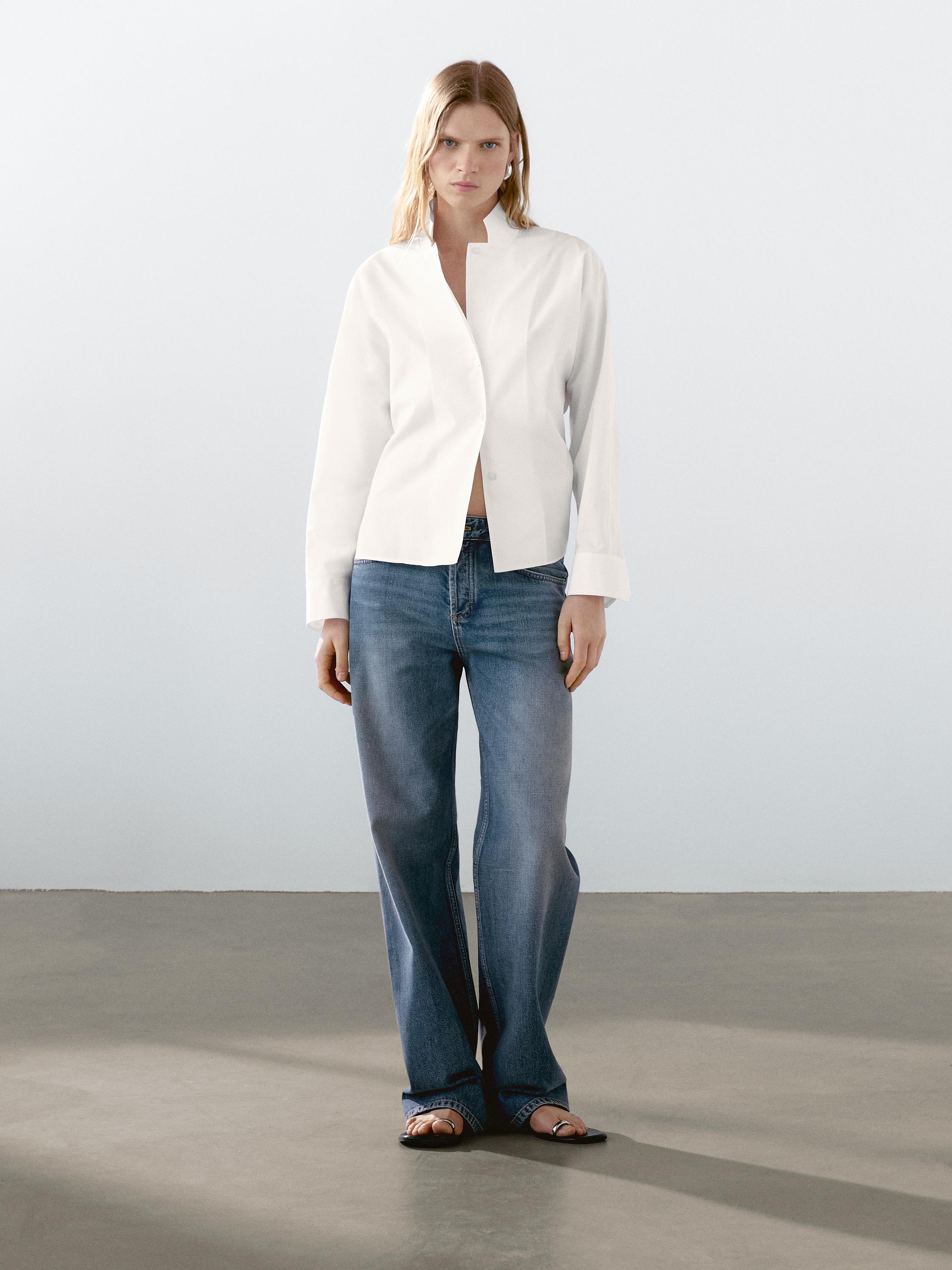 100% cotton poplin shirt