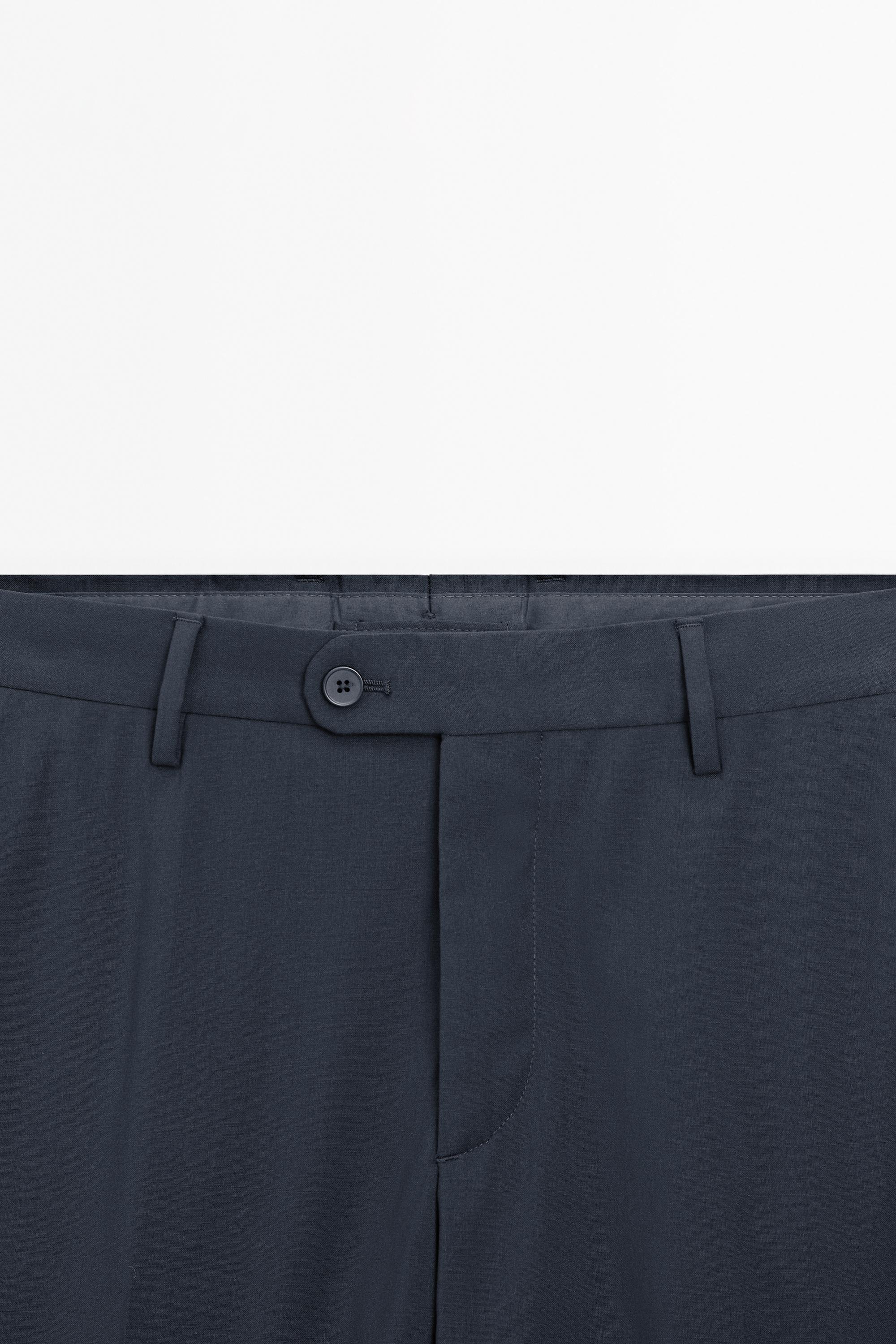 Cold wool suit trousers — NAVY BLUE