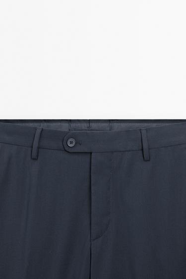Cold wool suit trousers — NAVY BLUE 6