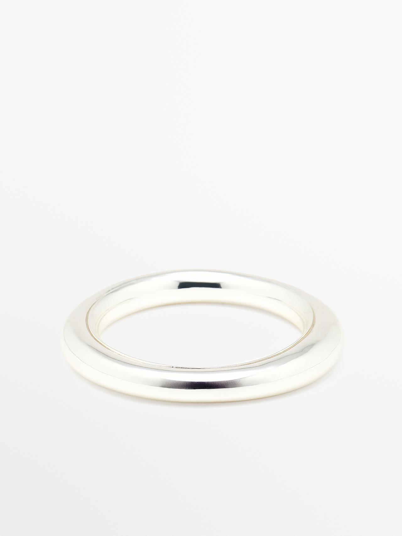 Massimo Dutti - Dame - Rørformet Armbånd - Sølv - 01