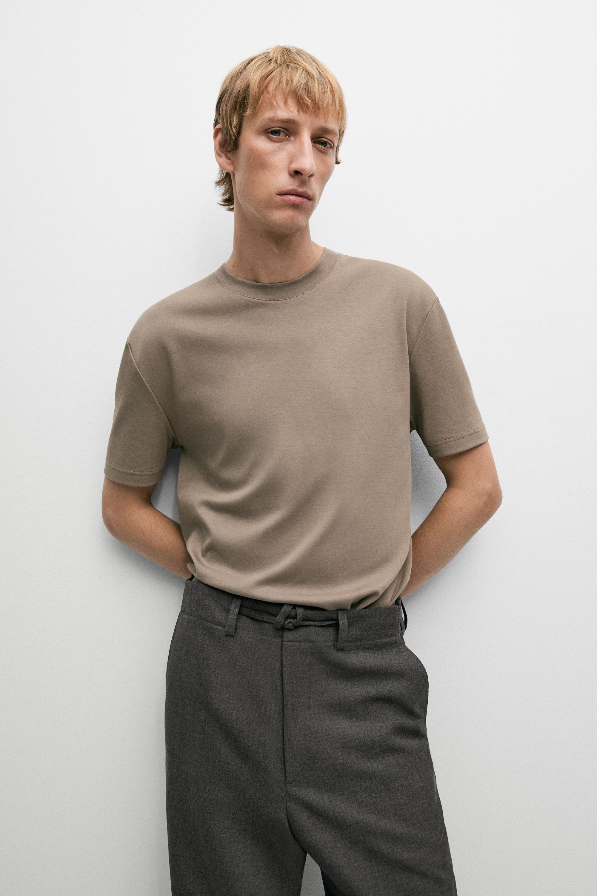 T-shirt maniche corte dettaglio cucitura