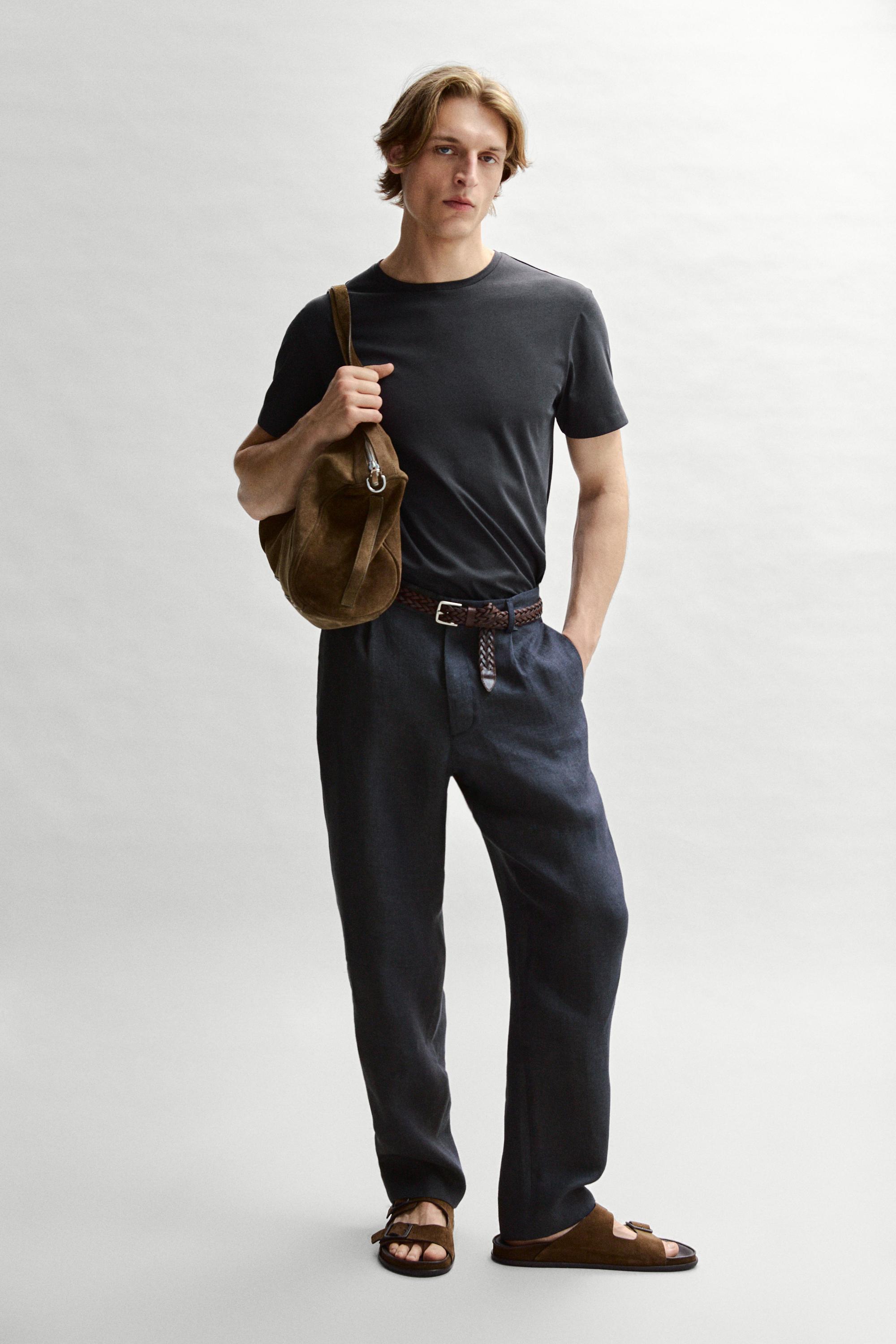 100% cotton short-sleeve T-shirt — LEAD