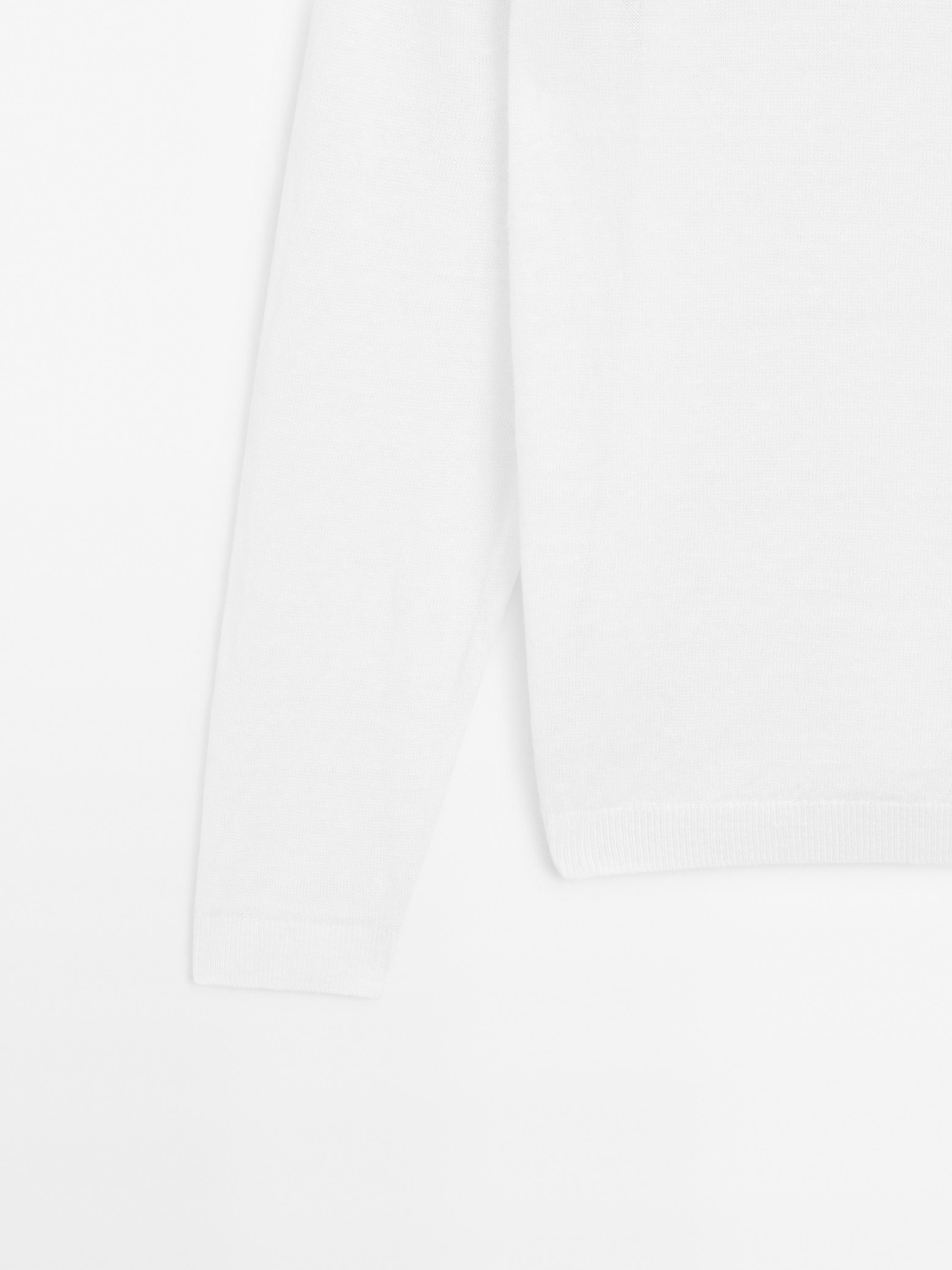 100% linen fine knit sweater