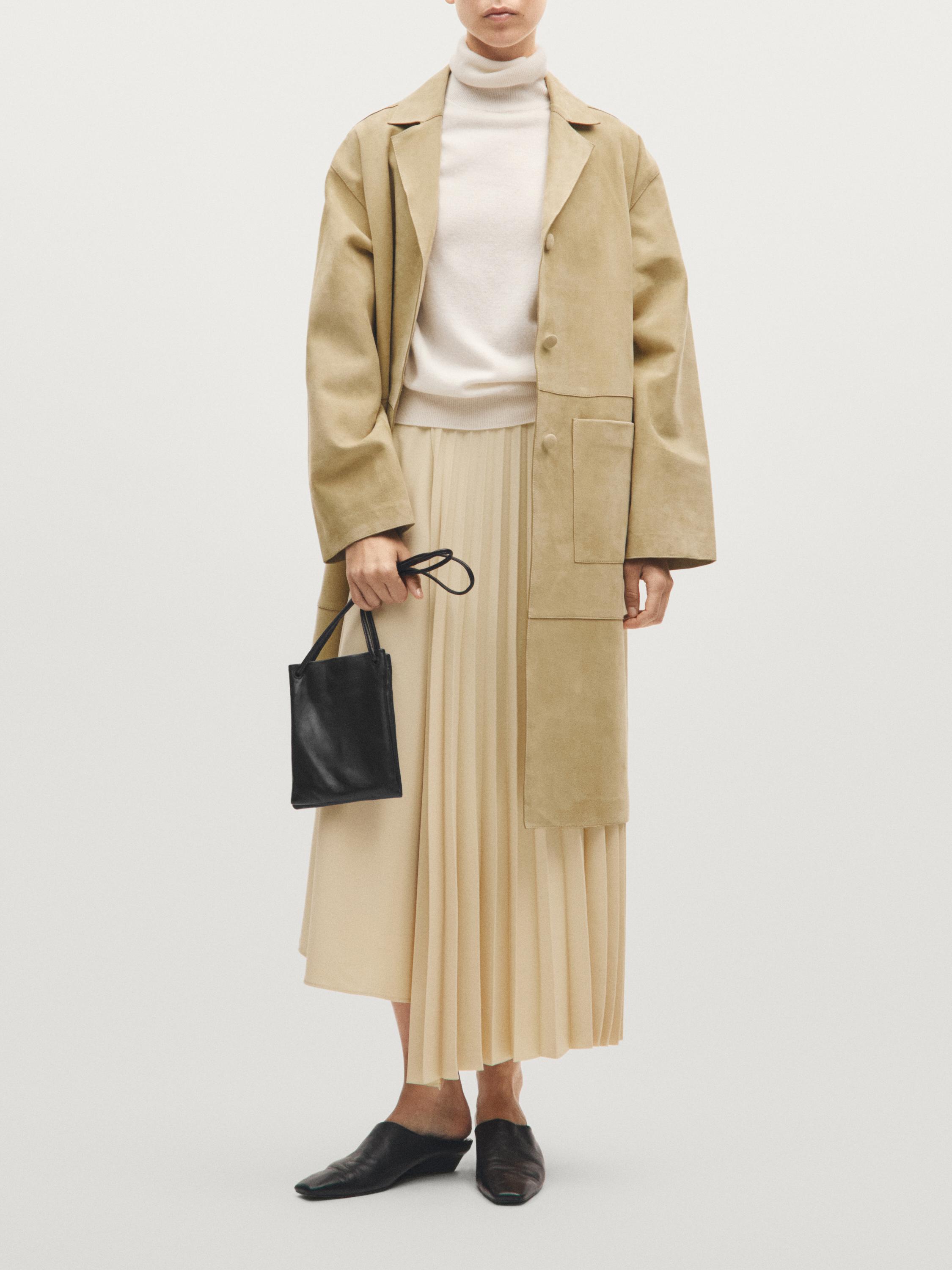 Sac bandoulière en cuir nappa