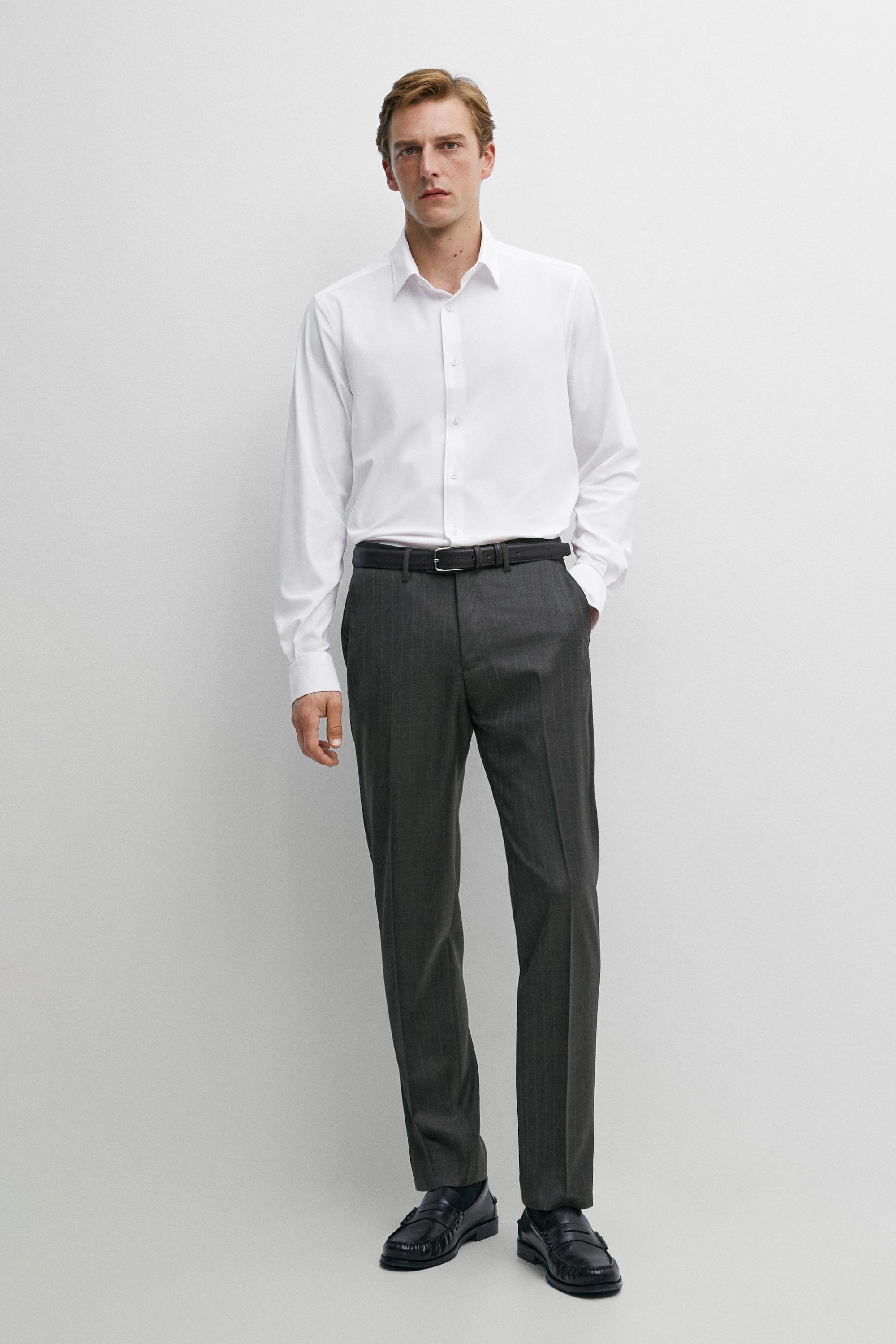 Slim fit stretch shirt