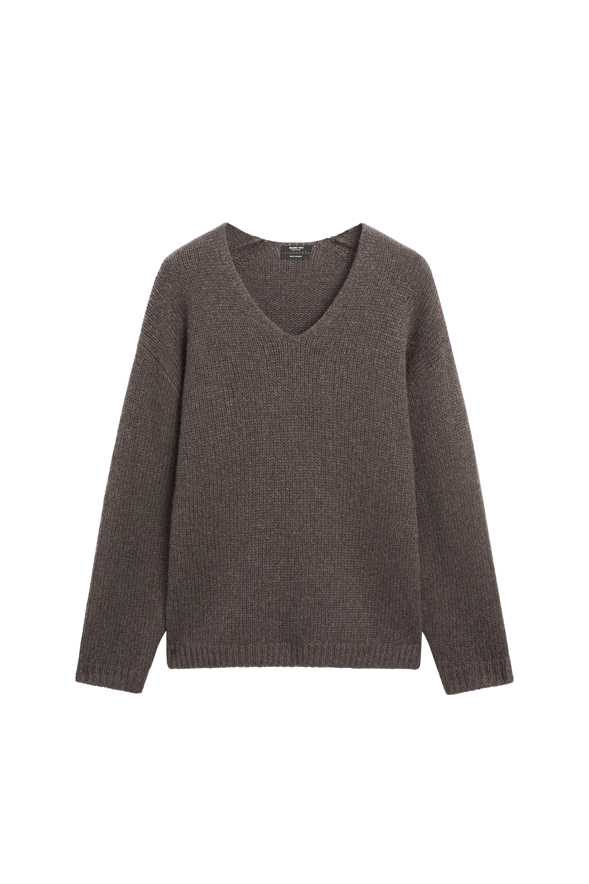 Massimo Dutti %100 kaşmir V yaka kazak görsel 6