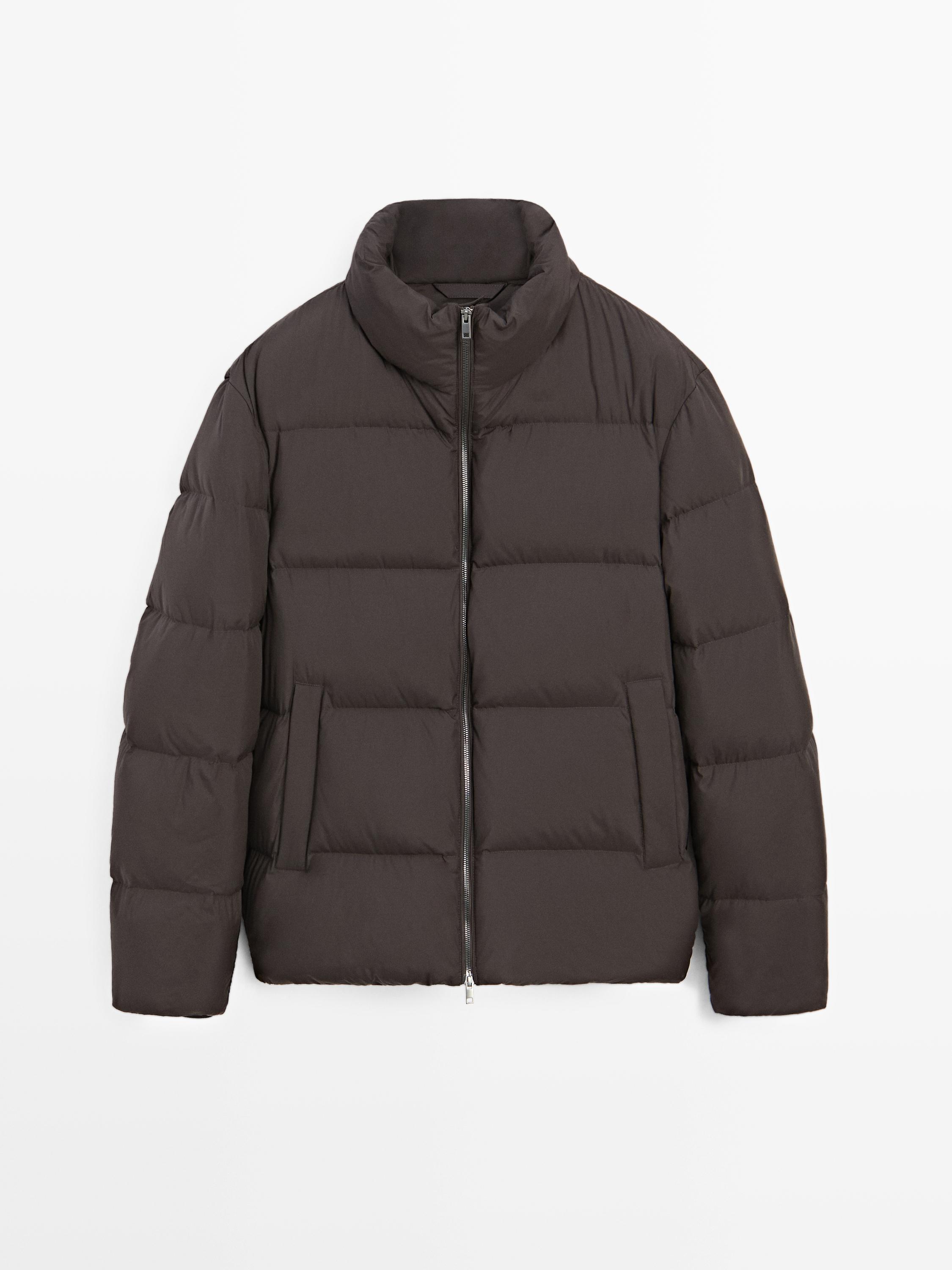 Water-repellent quilted jacket