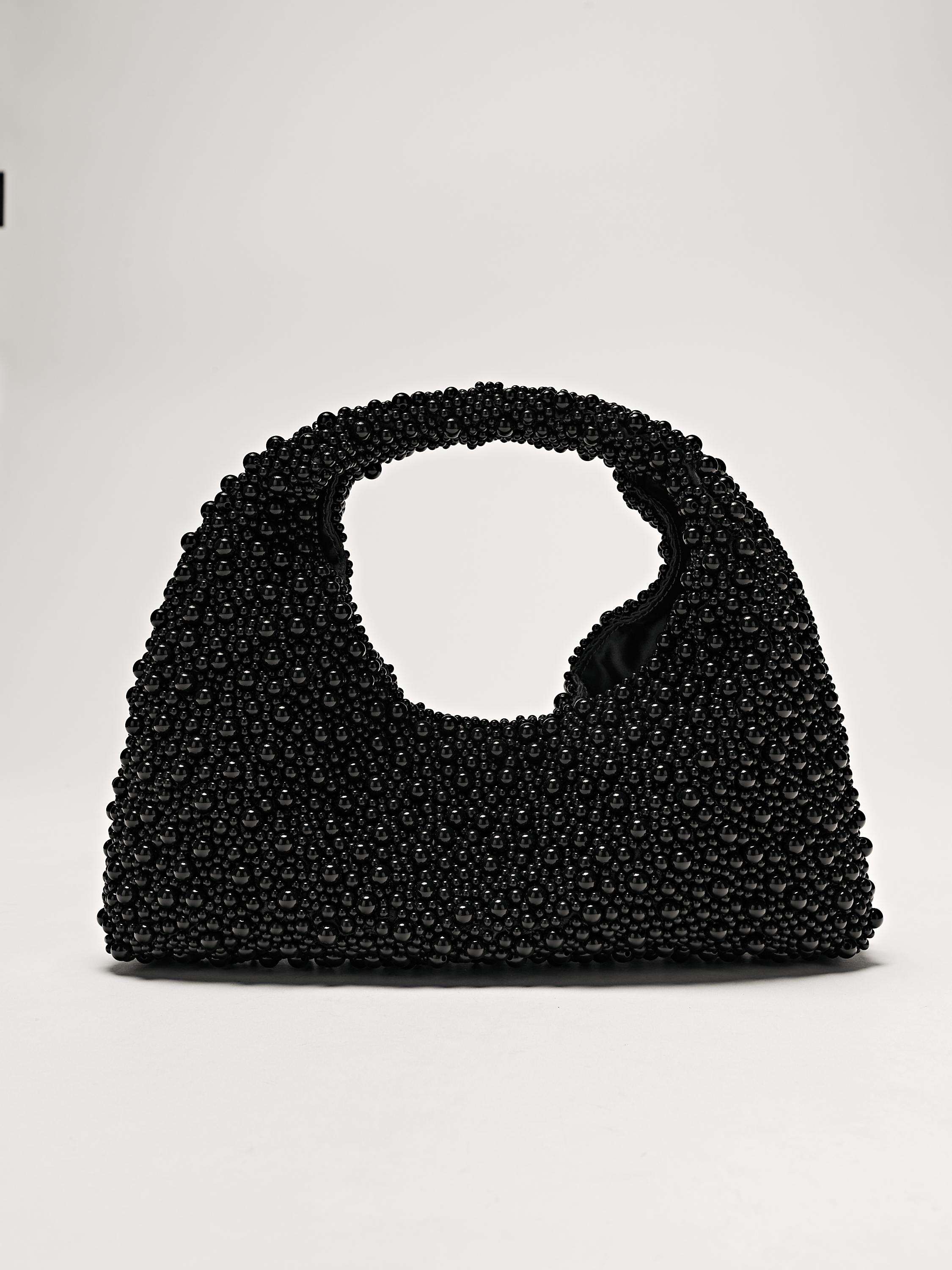 Mini bag with beading