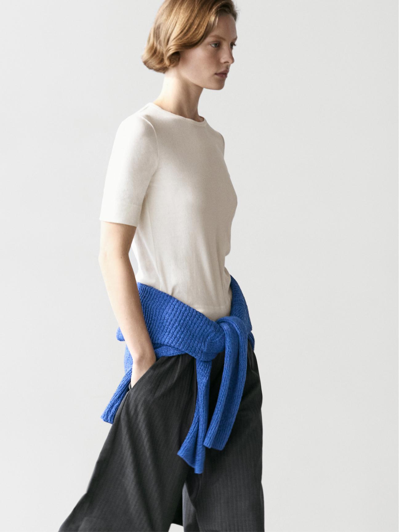 Cotton blend T-shirt