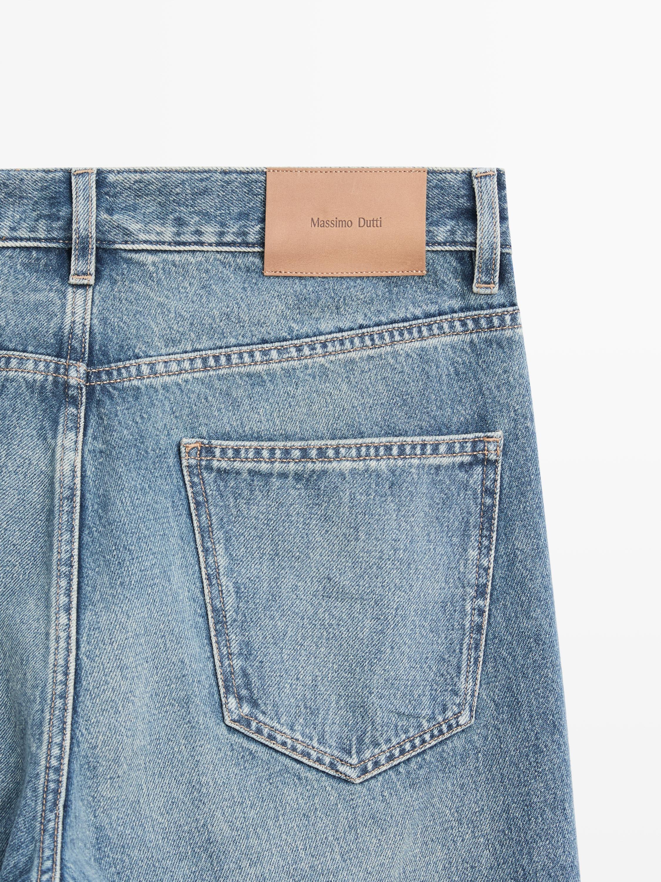 Straight-leg jeans — MEDIUM BLUE