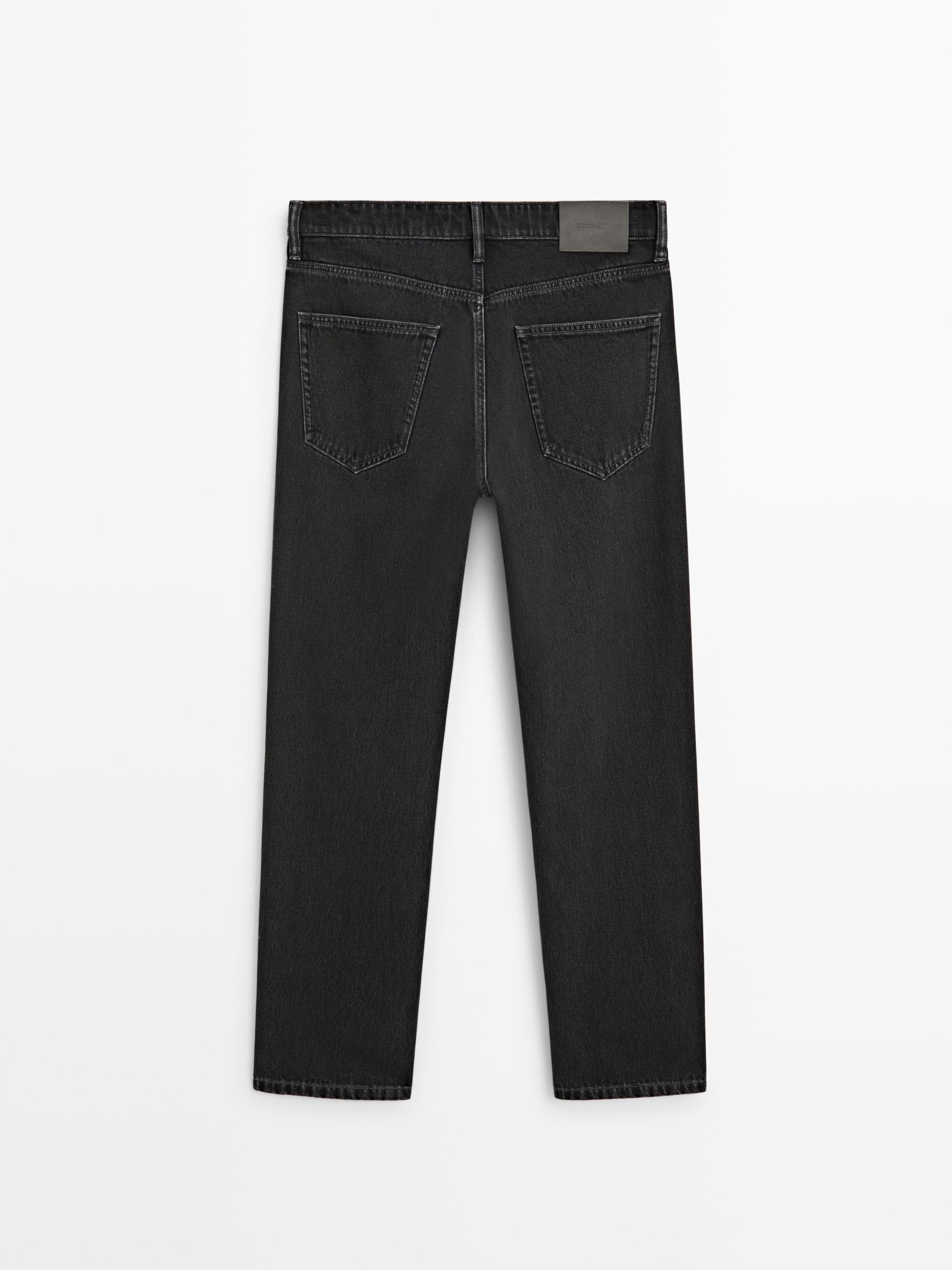 Tapered fit jeans — CHARCOAL