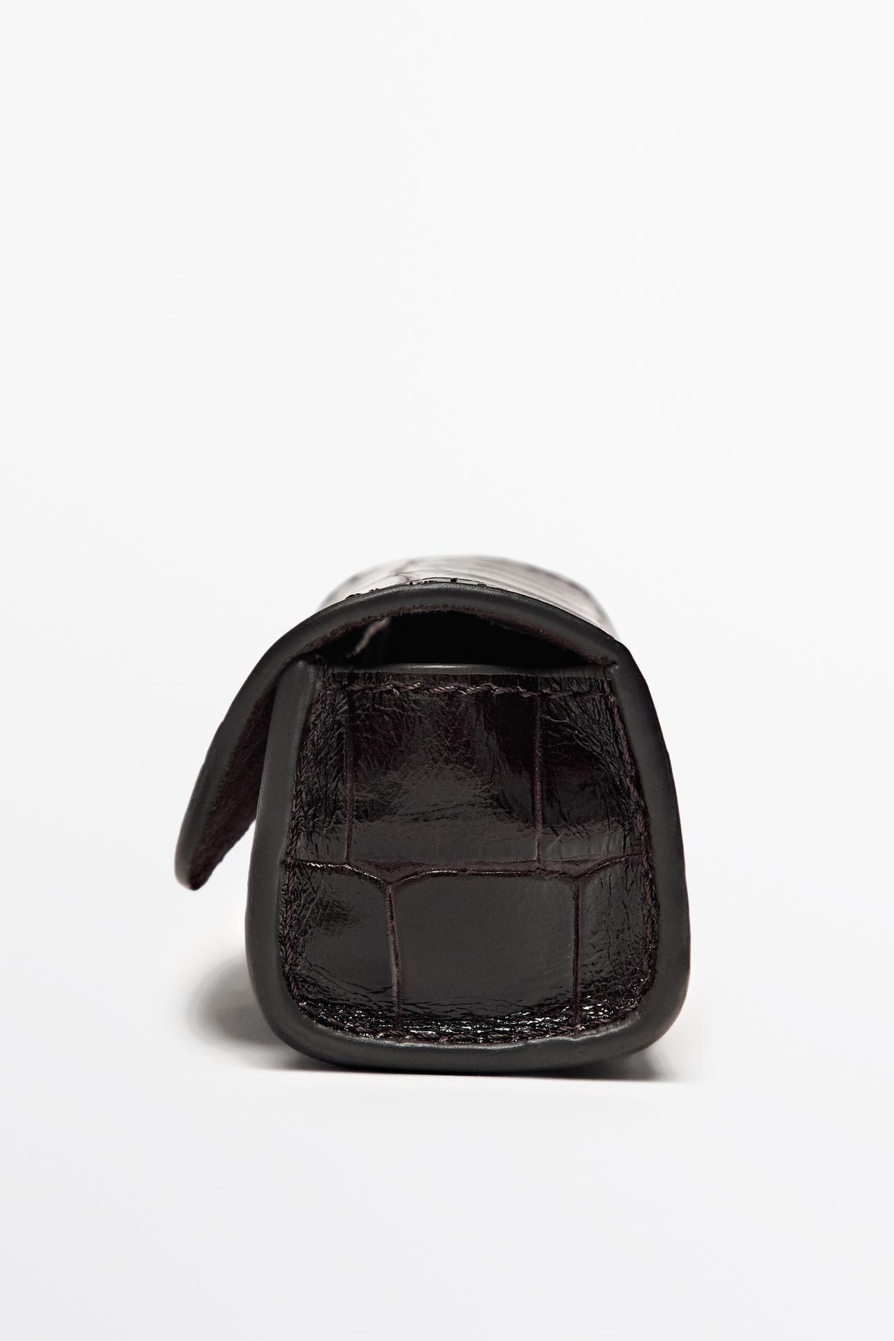 Nappa leather ring case with coco finish — Chocolate