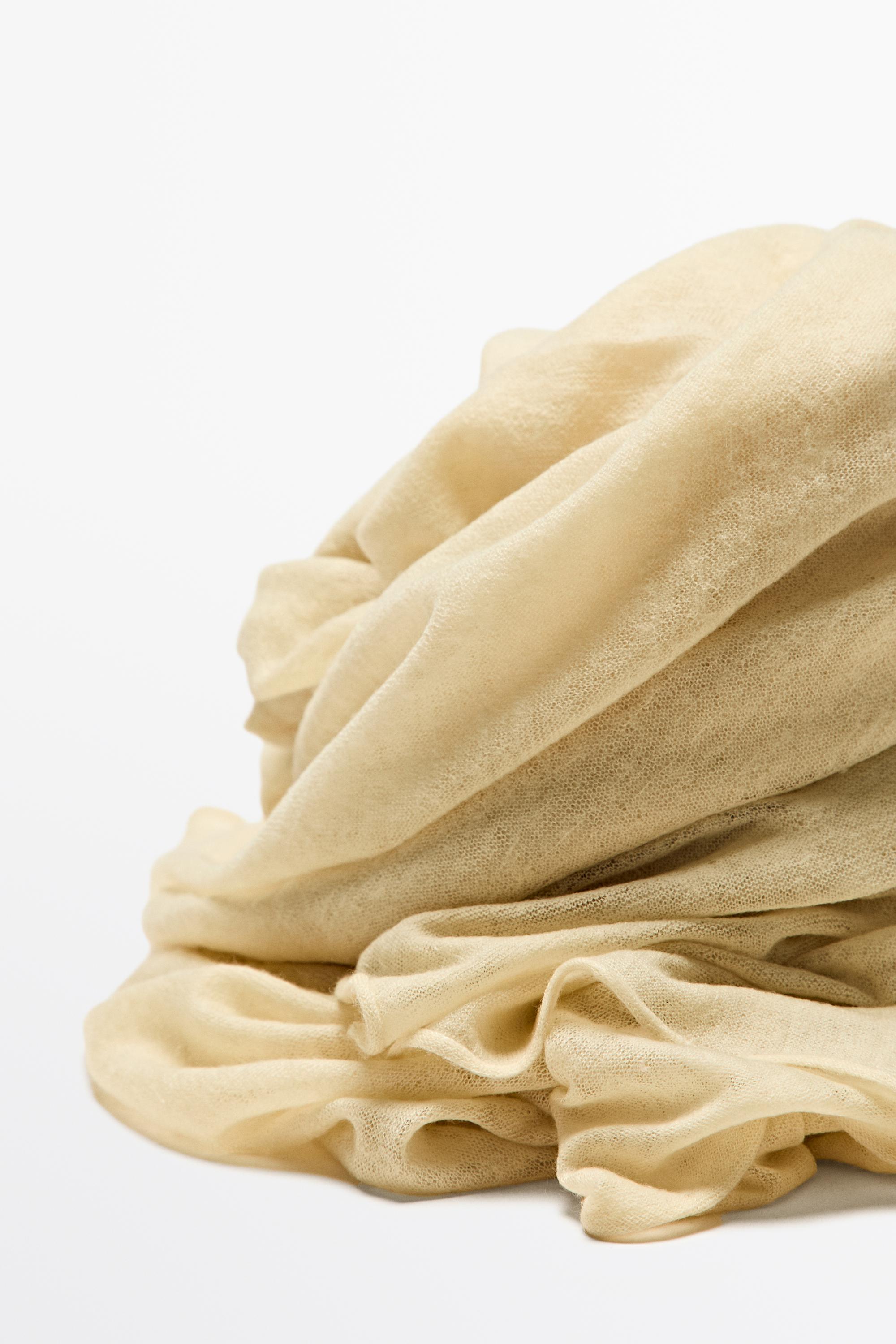 100% Cashmere scarf — Vanilla