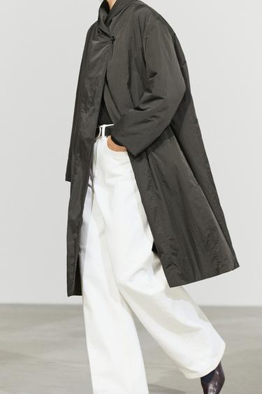 Long quilted parka — MOLE BROWN 5