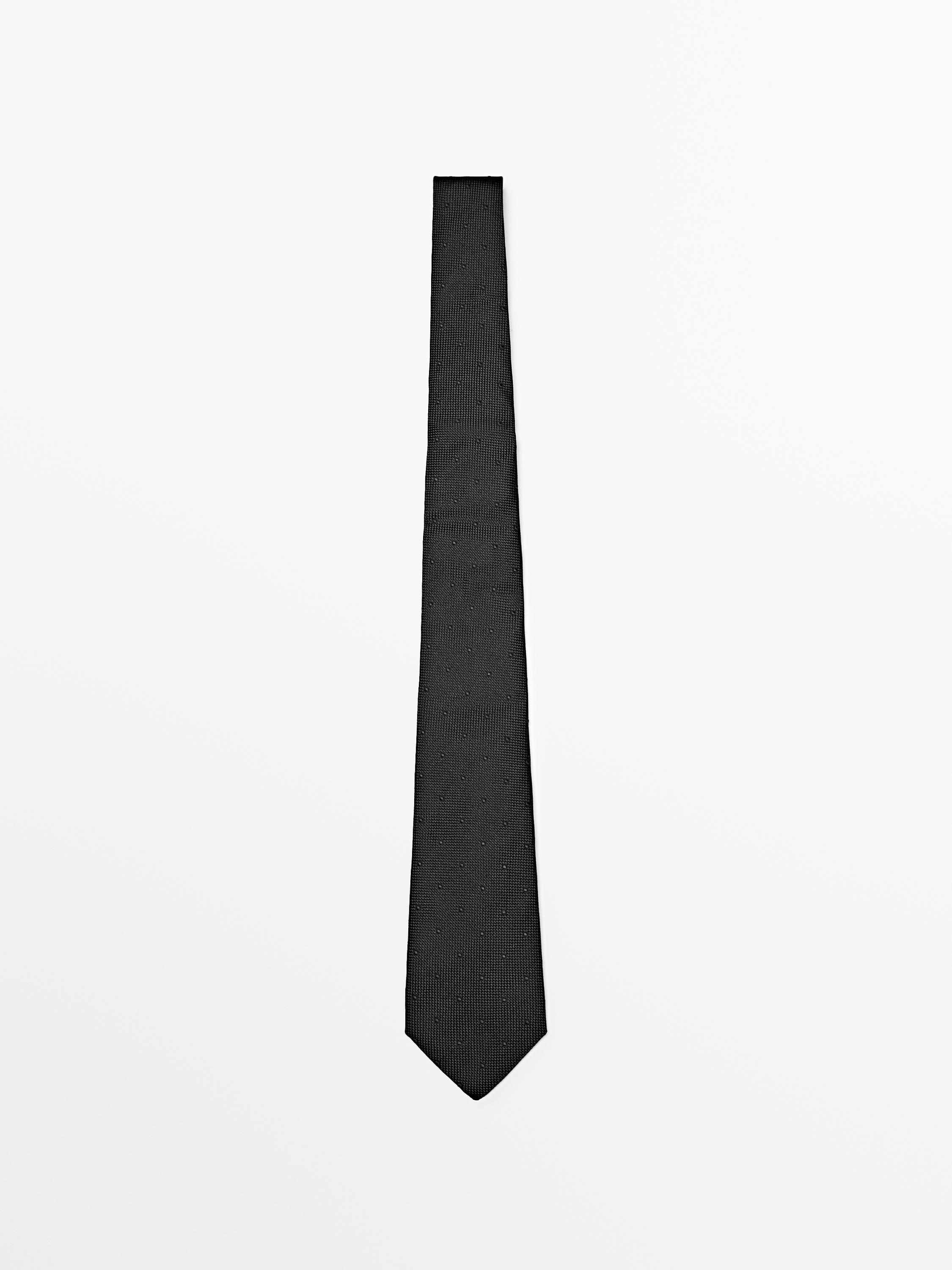 100% silk textured tie