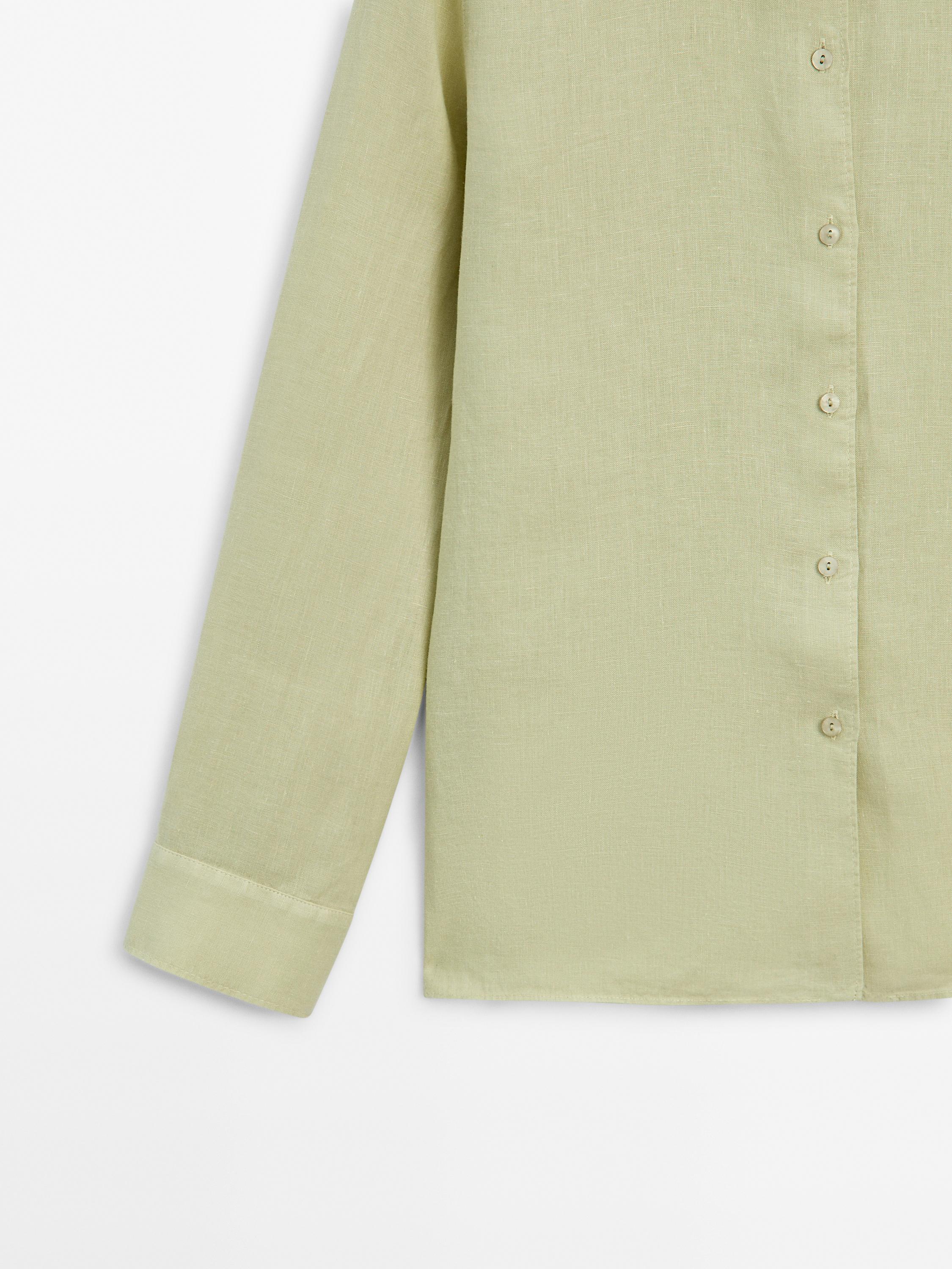 100% linen shirt
