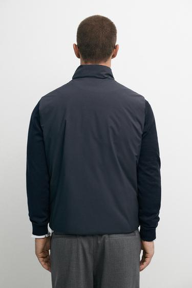 Ultra-lightweight water-repellent down gilet — NAVY BLUE 5