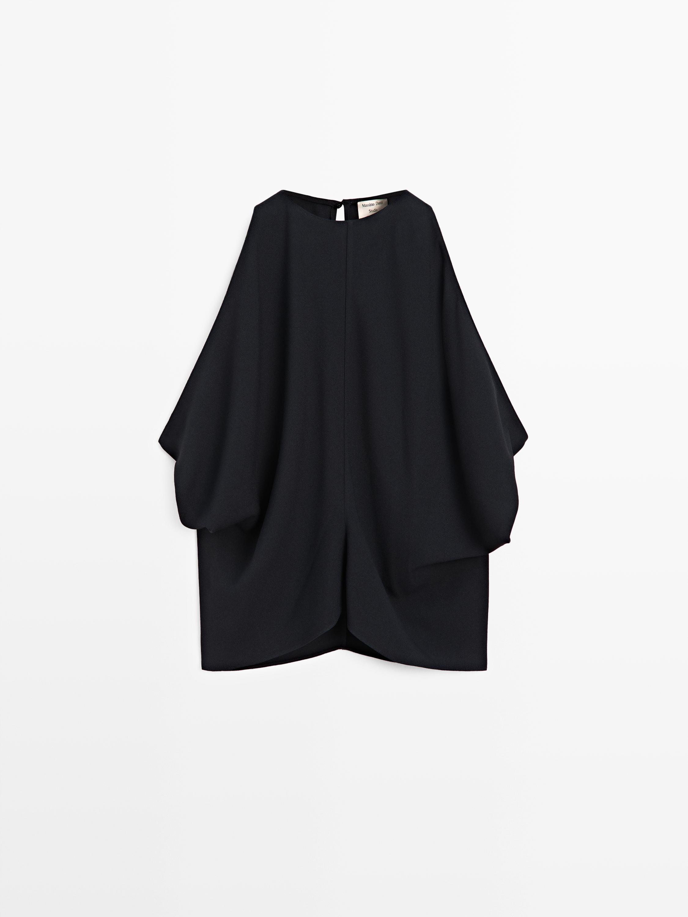 Top with draped detail and low-cut back - STUDIO