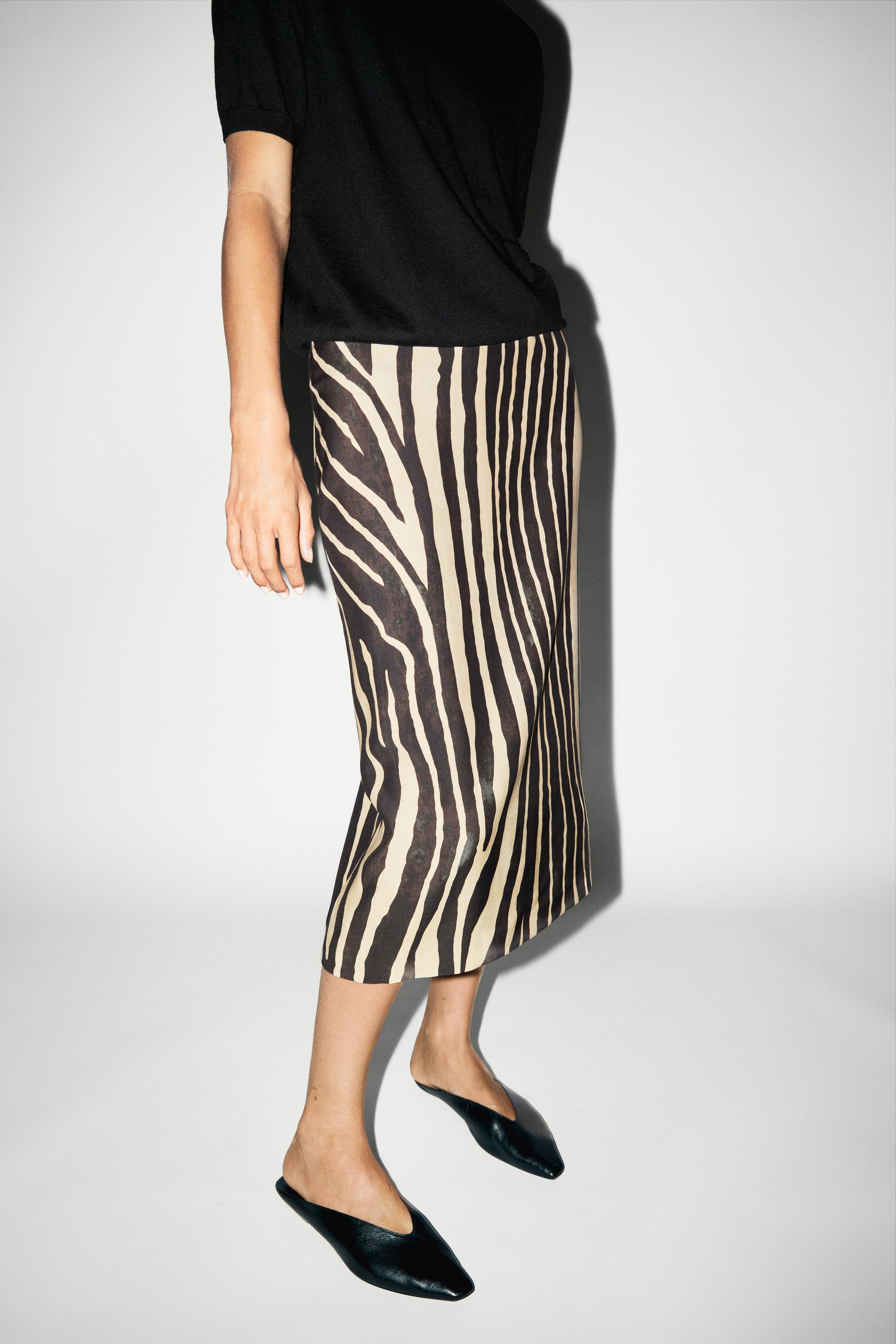 Flowing tube mini skirt — BLUSH-BEIGE