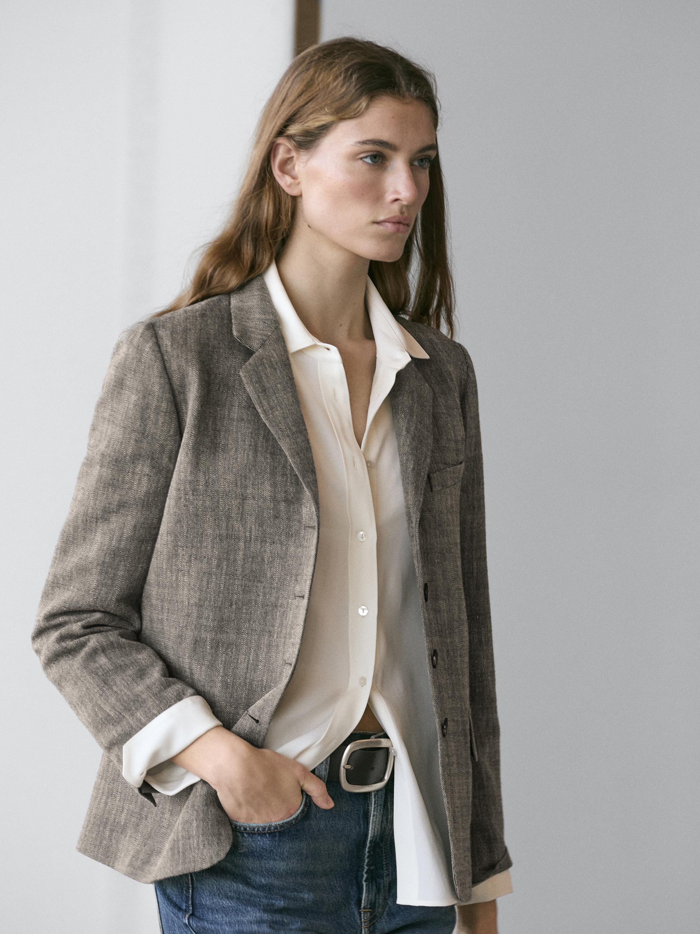 Oversize long sleeve shirt — Off white