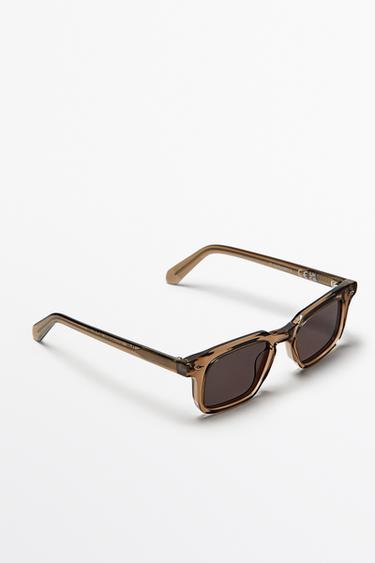 Narrow rectangular sunglasses — GREY 2