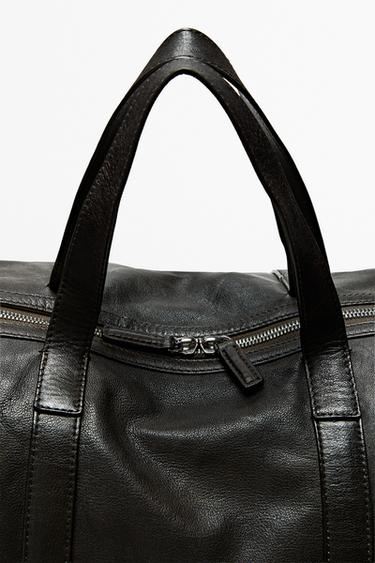Nappa leather sport bag — KHAKI 3