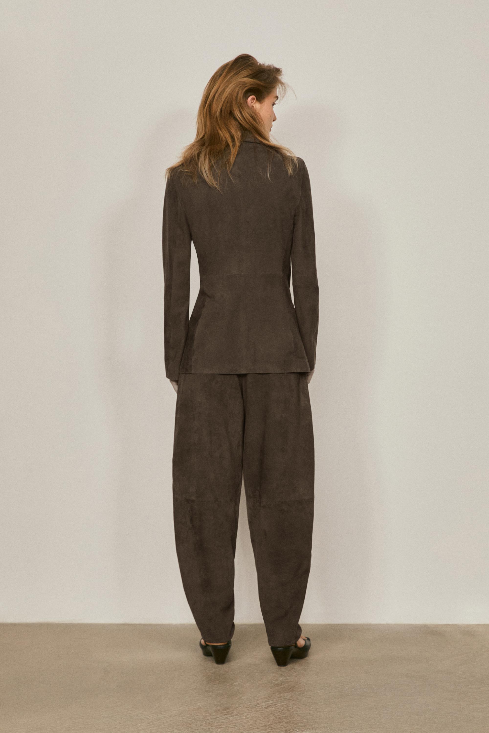 Lange suède leren blazer - Limited Edition