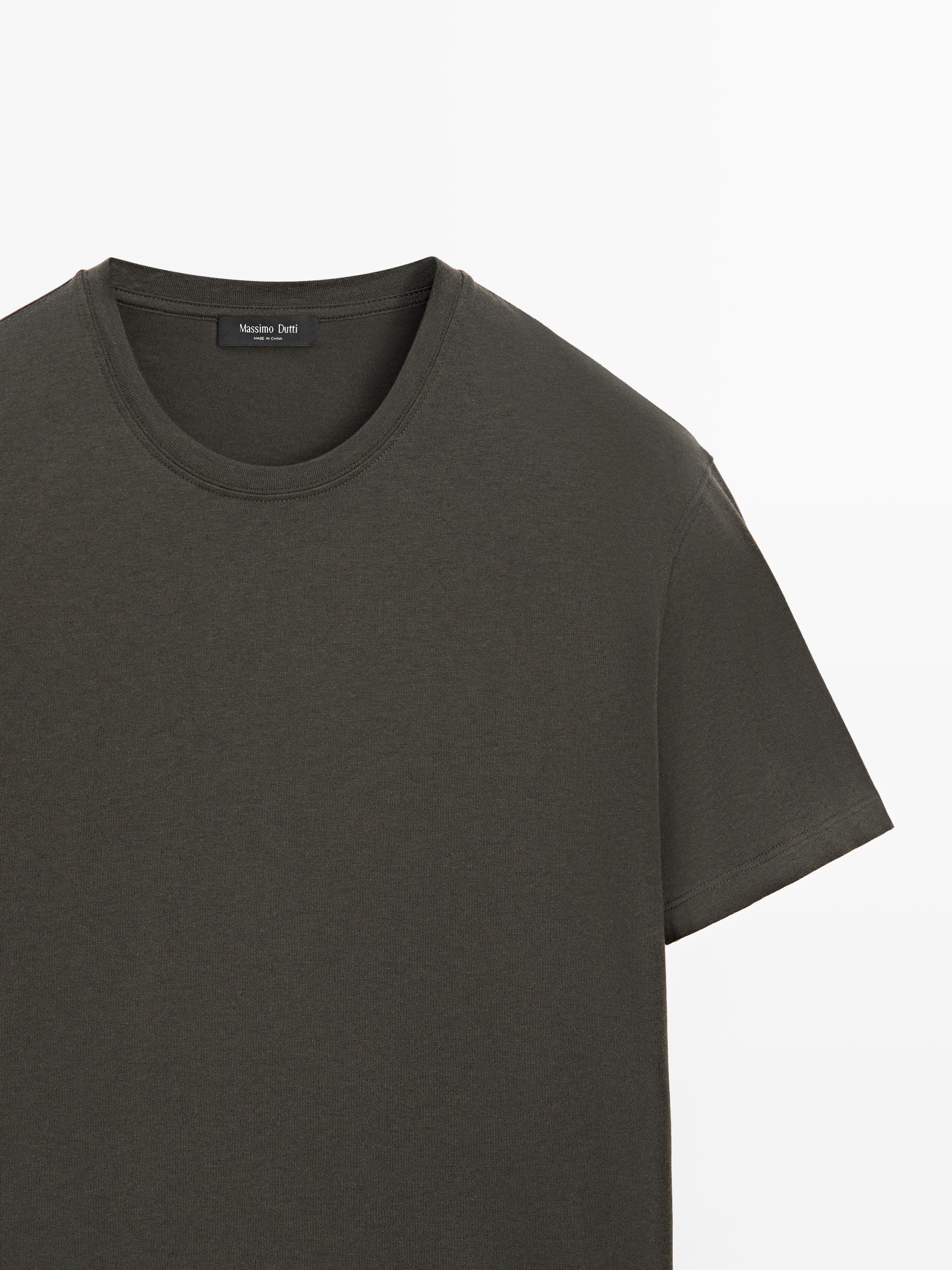 T-shirt à manches courtes en coton mélangé