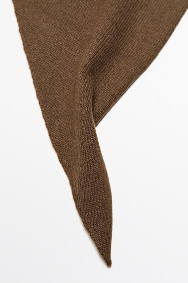 100% Cashmere Bandana — Caramel 3