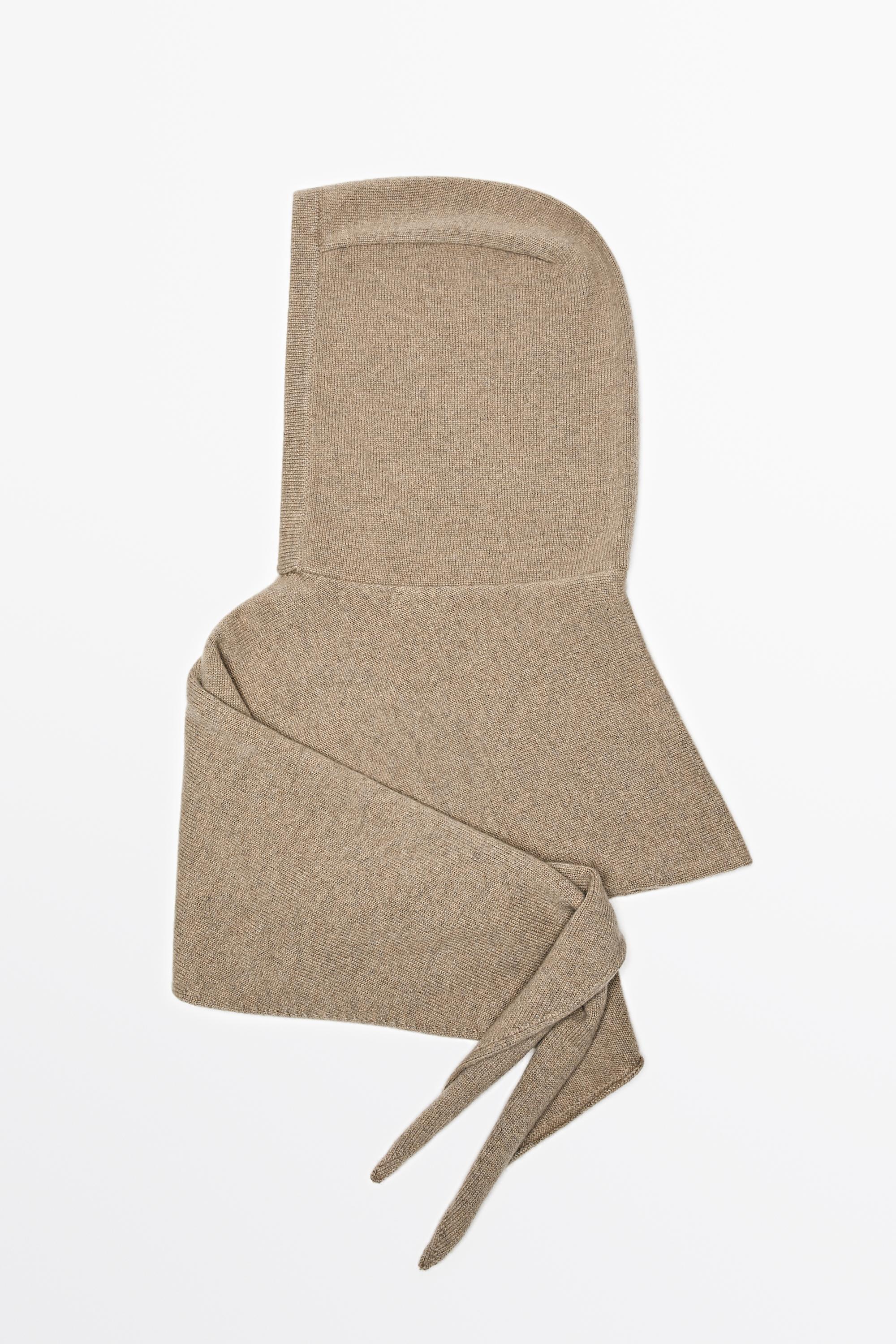 100% cashmere bandana balaclava — CREAM