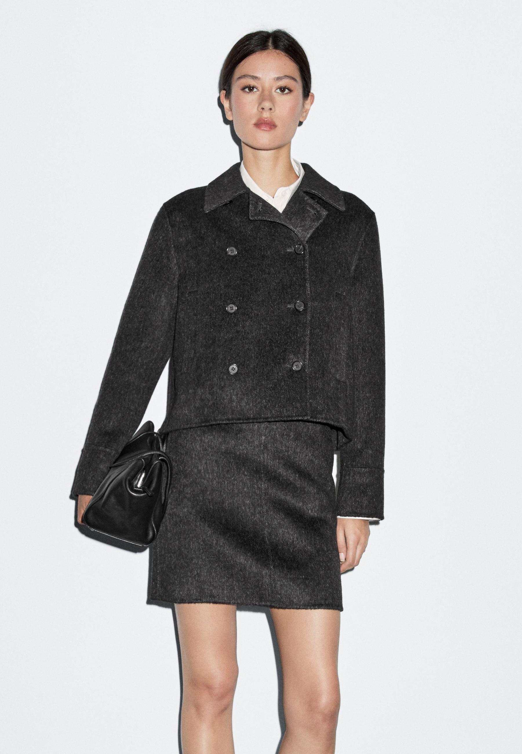 Short faux fur coat