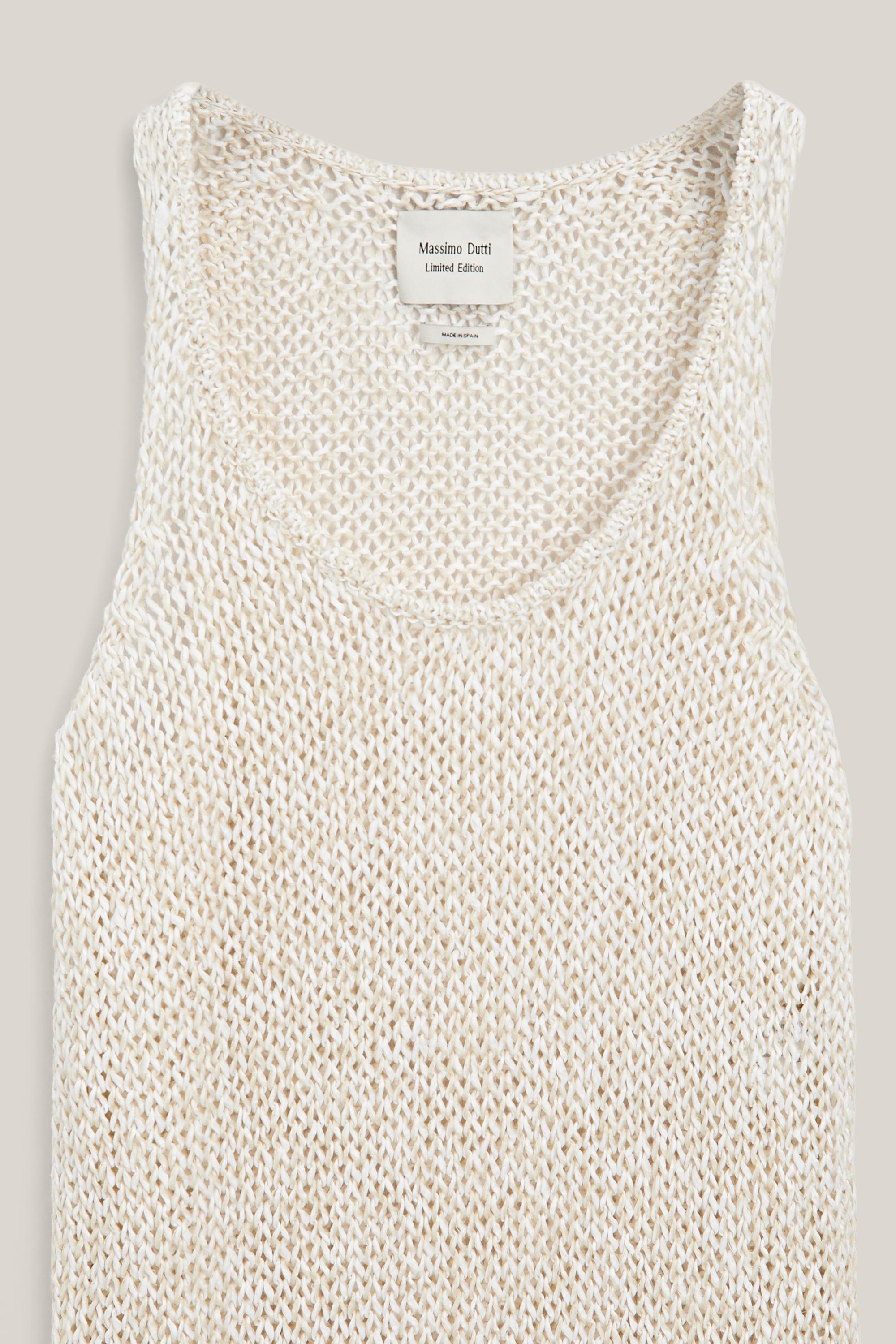 Long cutwork top - LIMITED EDITION — CREAM