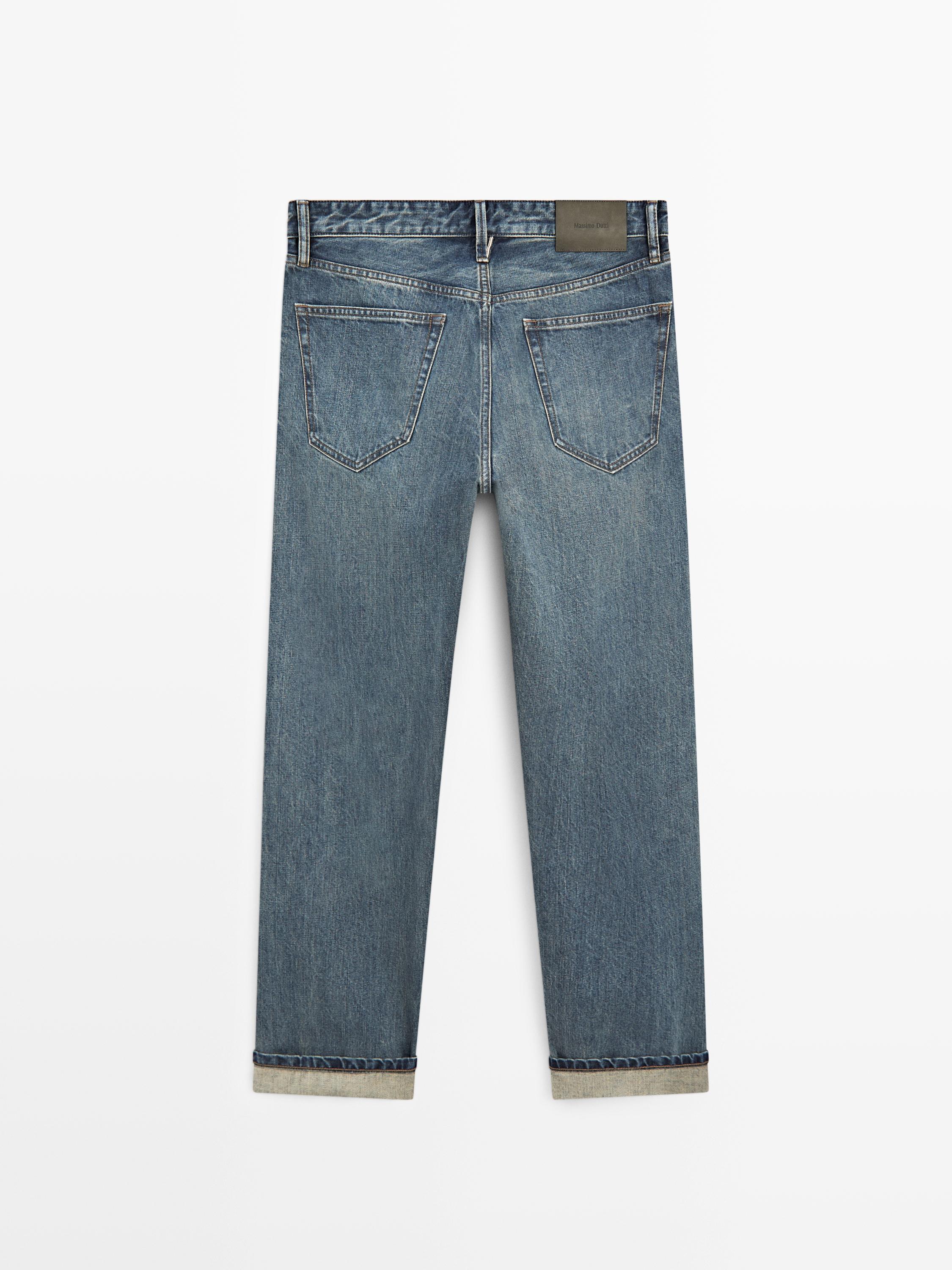 Selvedge fit jeans — MEDIUM BLUE